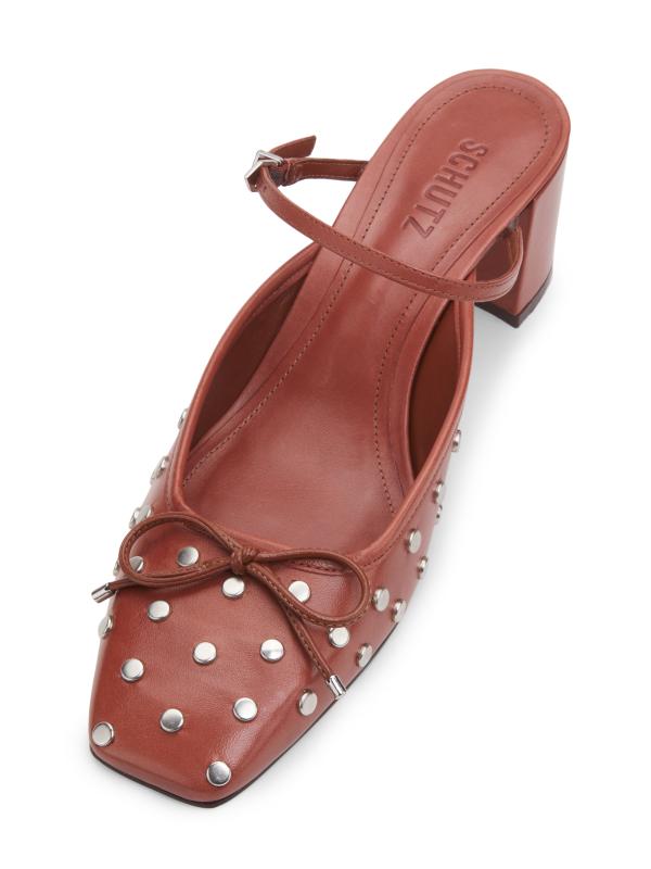 Schutz Women s Arissa Studded Leather 