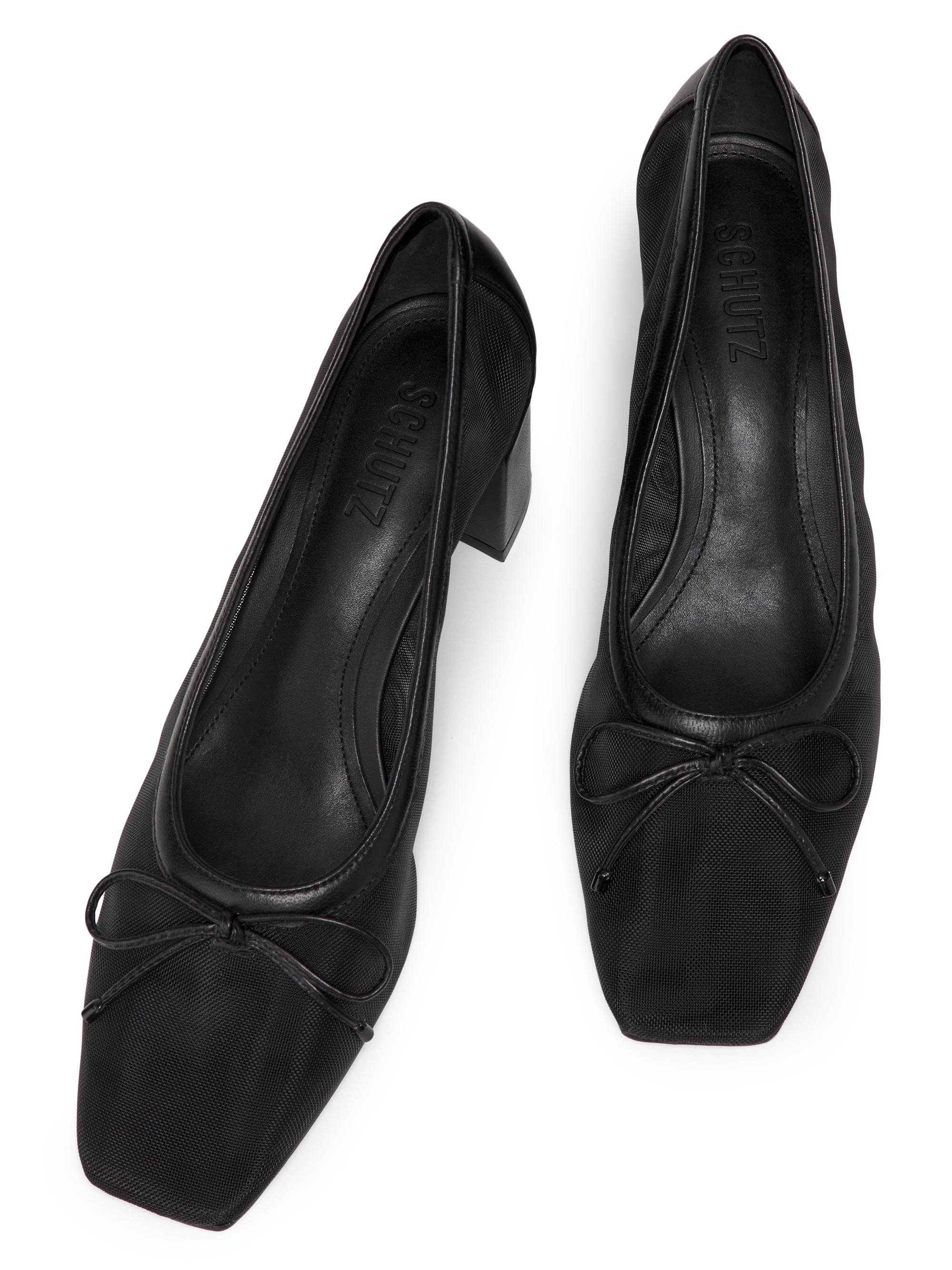 Schutz Arissa 65MM Block Mesh Pumps | Saks Fifth Avenue