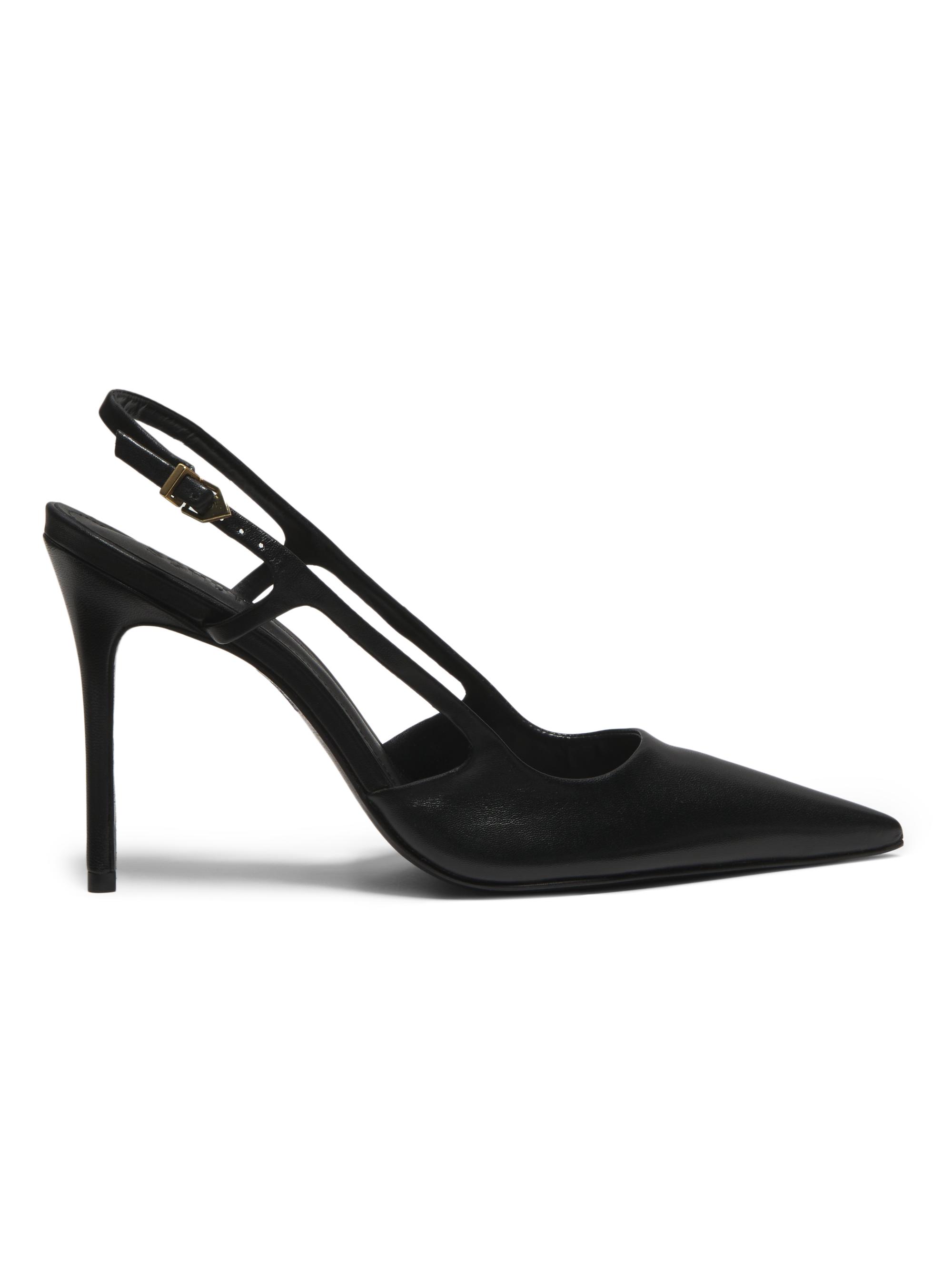 Schutz Women's Boris 100MM Leather Stiletto Pumps - Black