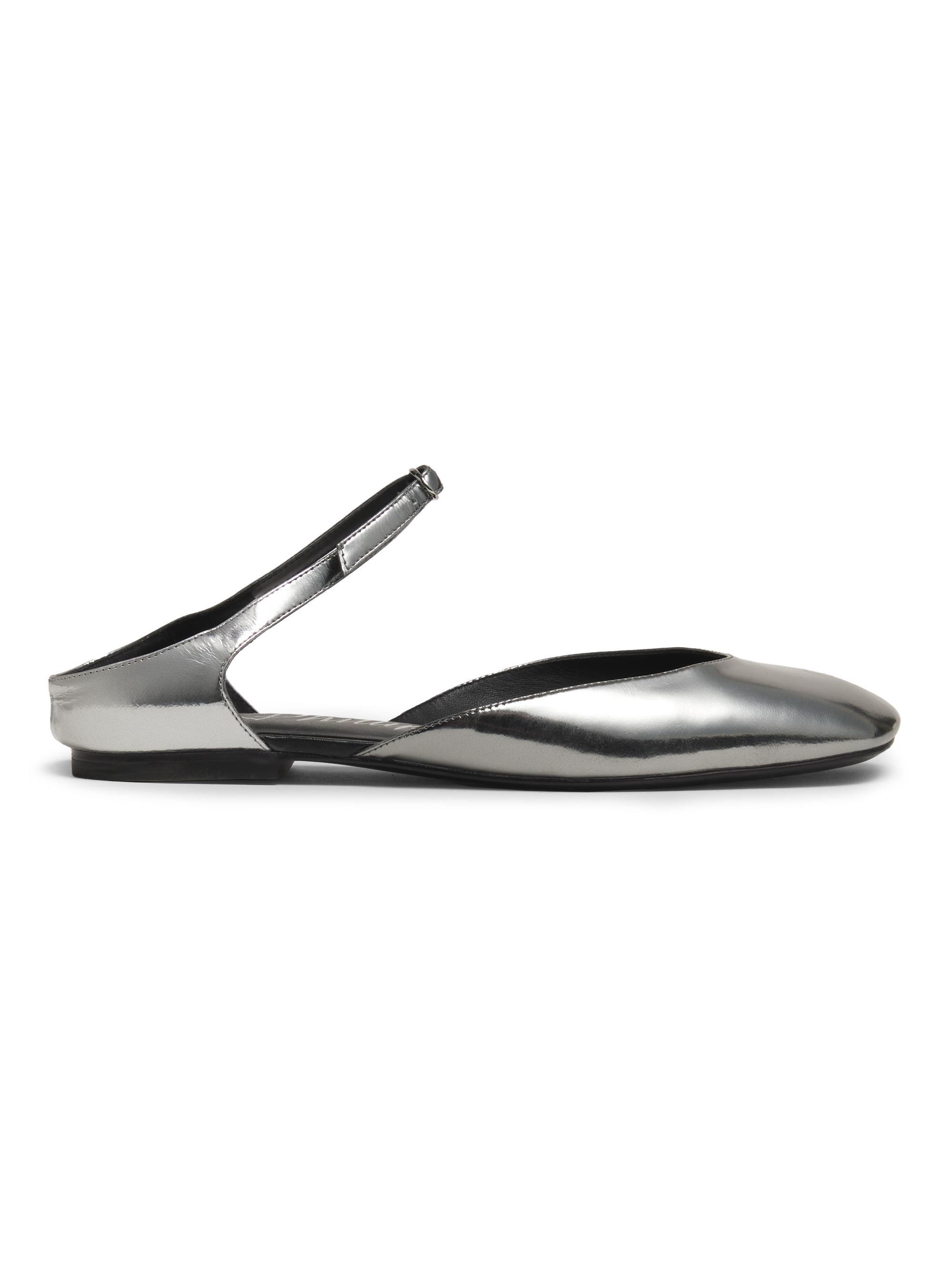 3.1 Phillip Lim Women's ID Mary Jane Leather Flats - Silver