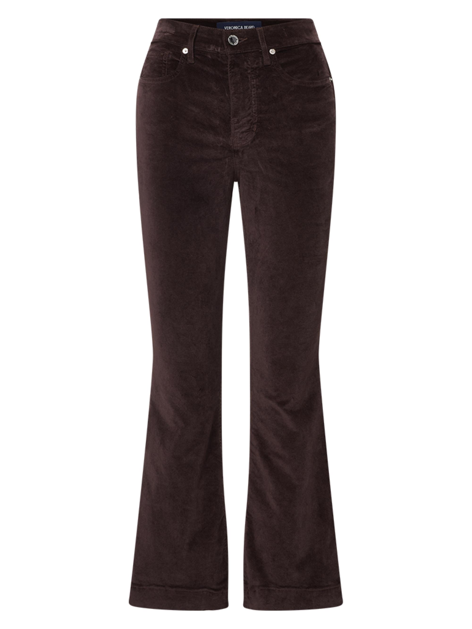 Veronica Beard Carson Velvet Ankle Flare Pants Saks Fifth Avenue