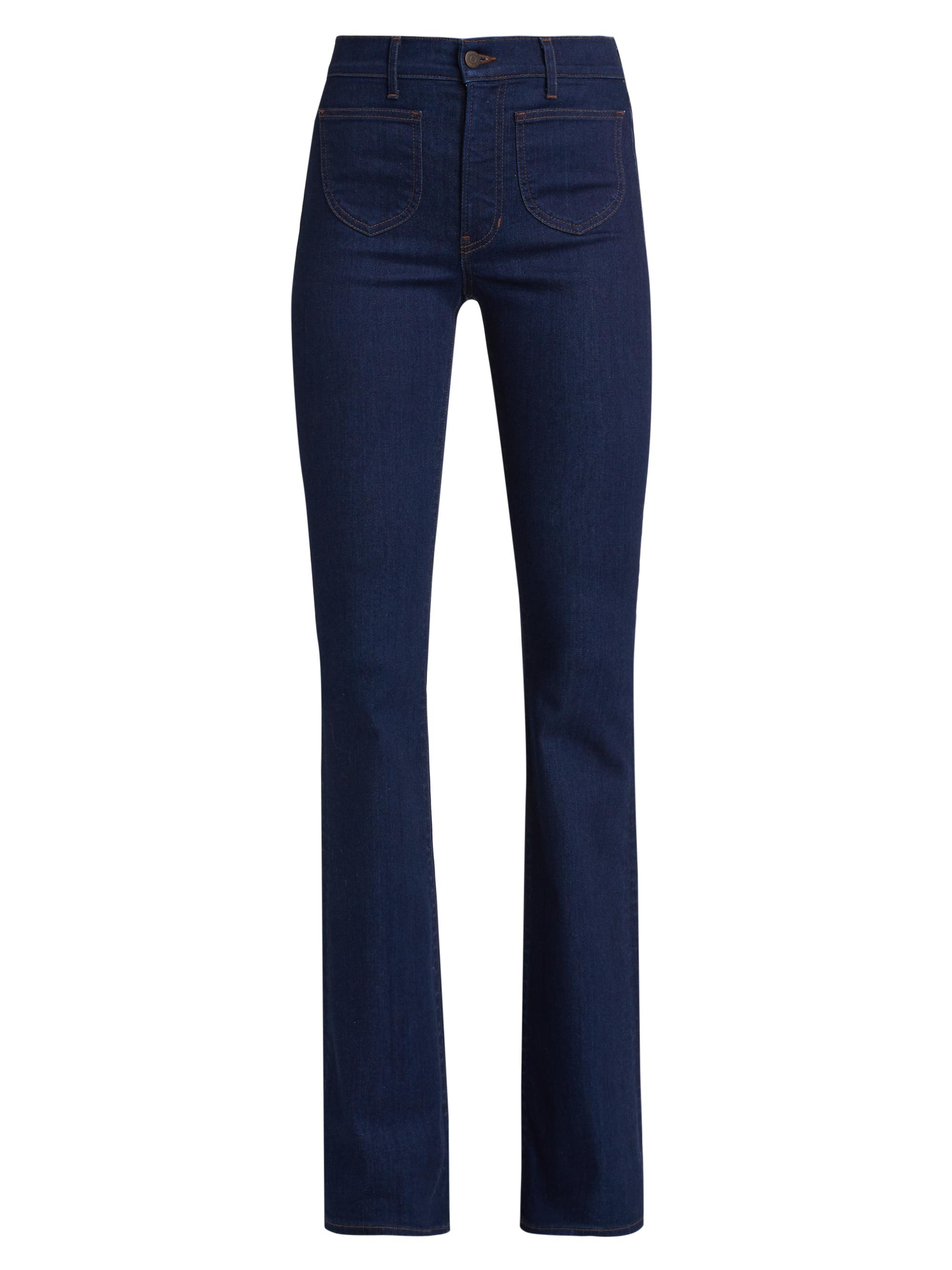 Veronica Beard Women's Beverly High-Rise Stretch Flare Jeans - Rodeo Clean