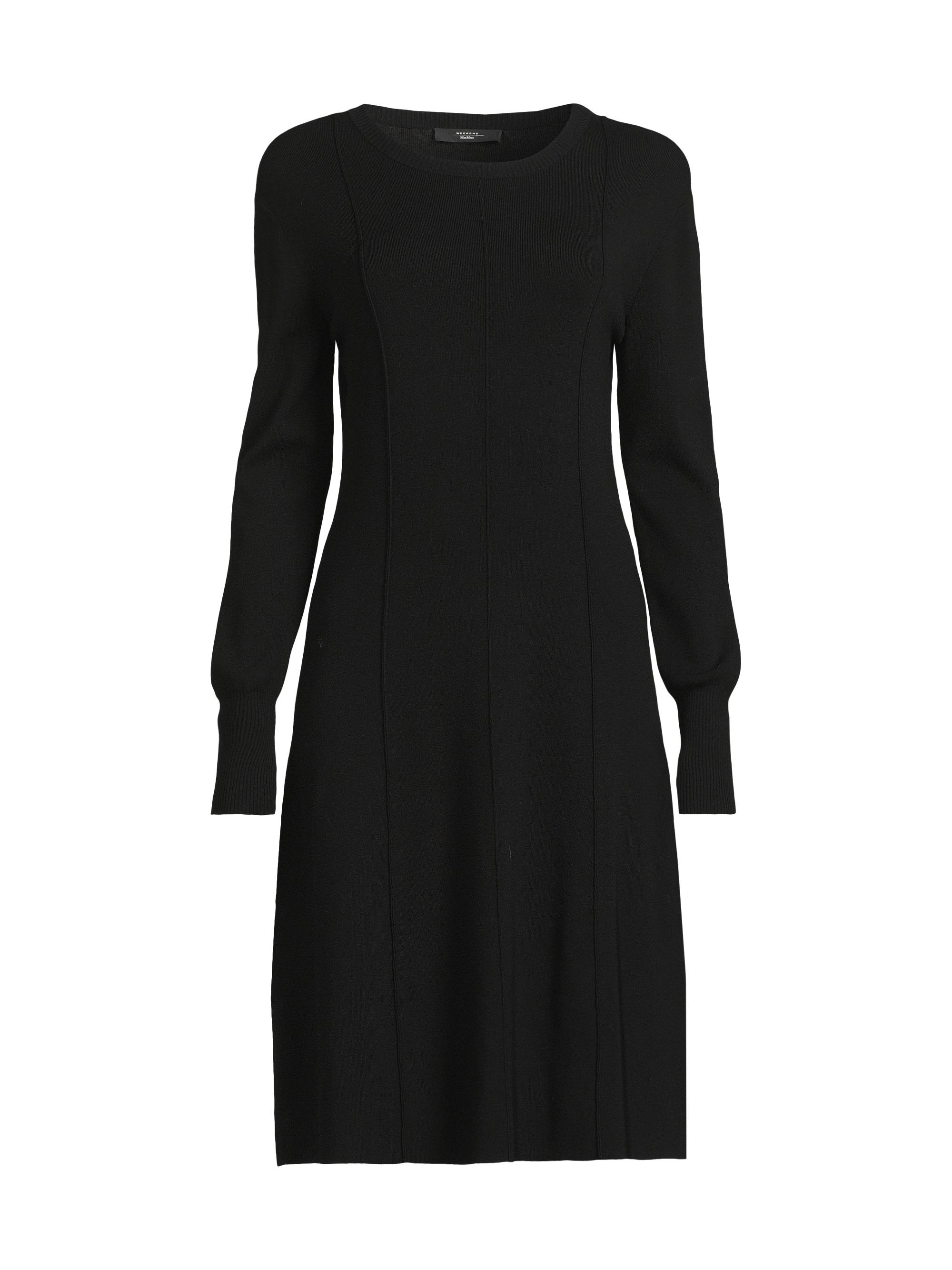 Weekend Max Mara Women's Uscio Knit Scoopneck Midi-Dress - Black