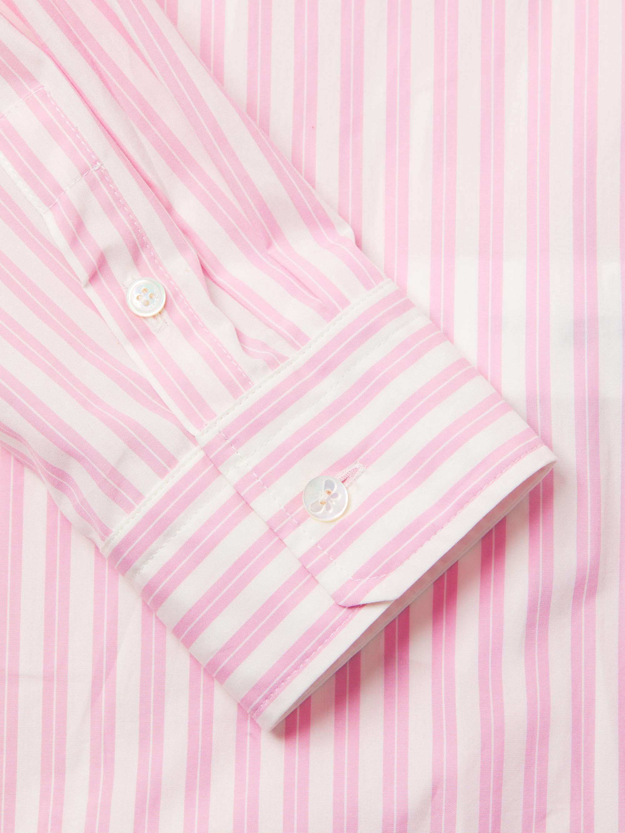 Weekend Max Mara Women's Bahamas Striped Cotton Button-Front Shirt - Pink