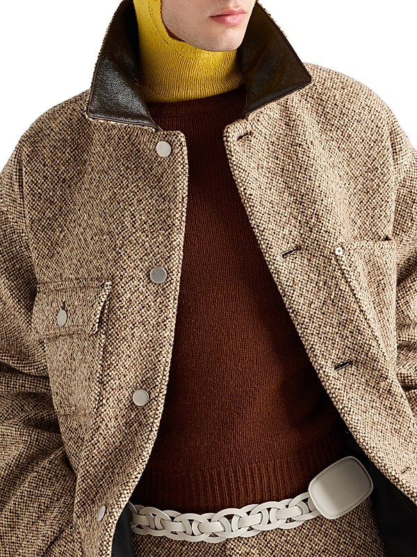 Shop Prada Wool Blend Jacket | Saks Fifth Avenue Shop Prada Wool Blend Jacket | Saks Fifth Avenue