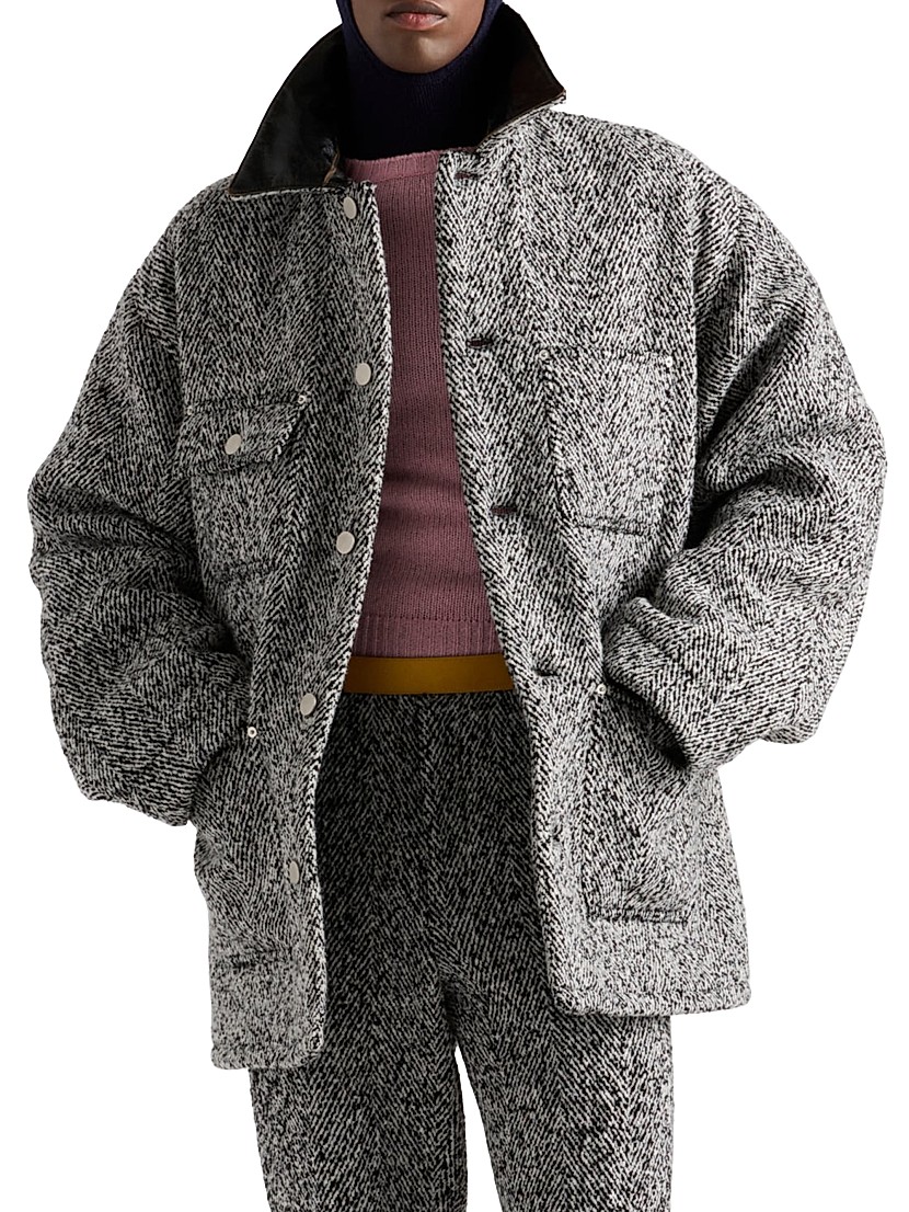 Shop Prada Wool Blend Jacket | Saks Fifth Avenue Shop Prada Wool Blend Jacket | Saks Fifth Avenue