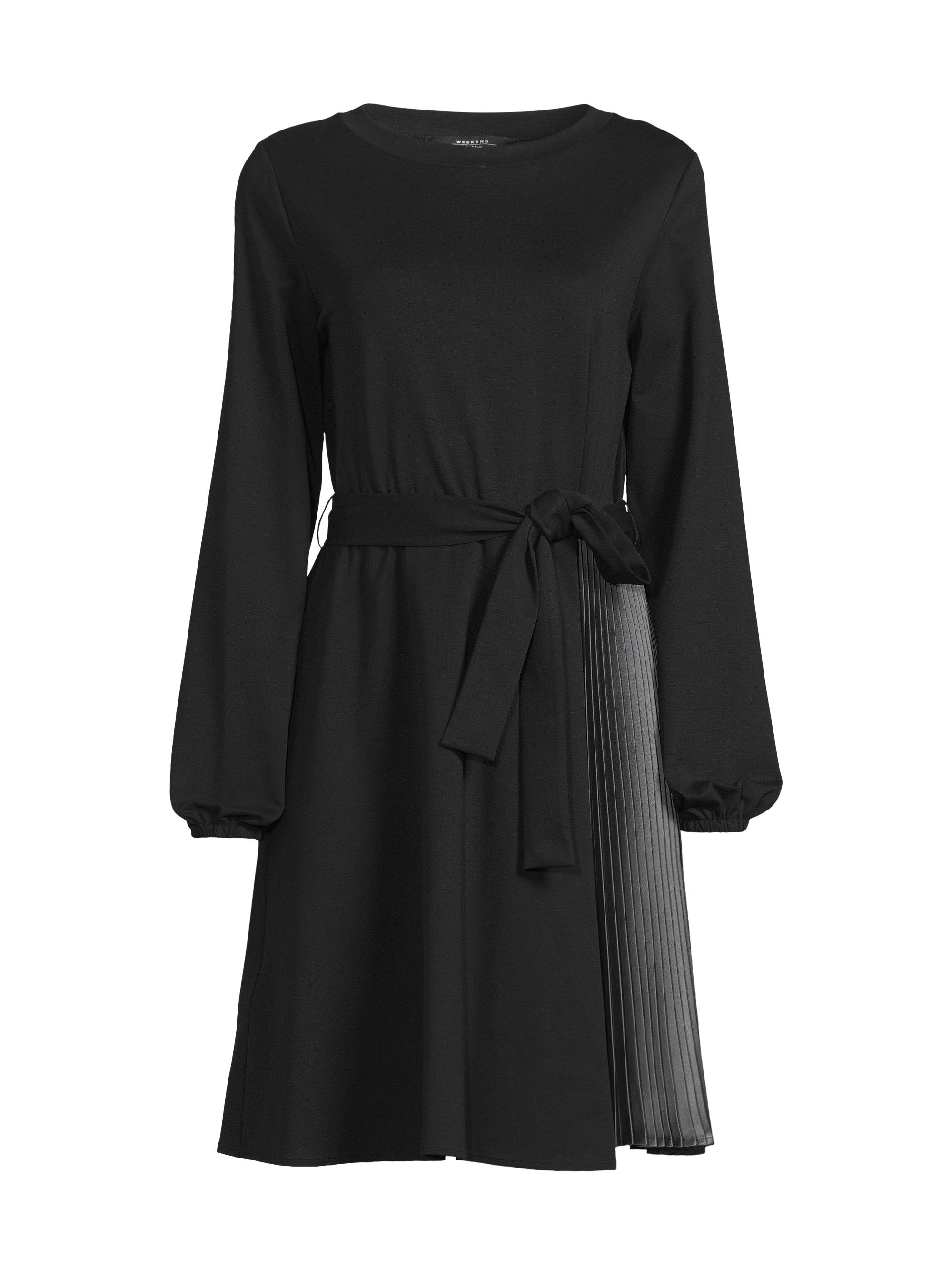 Weekend Max Mara Women's Riviera Pleated Wrap-Style Dress - Black