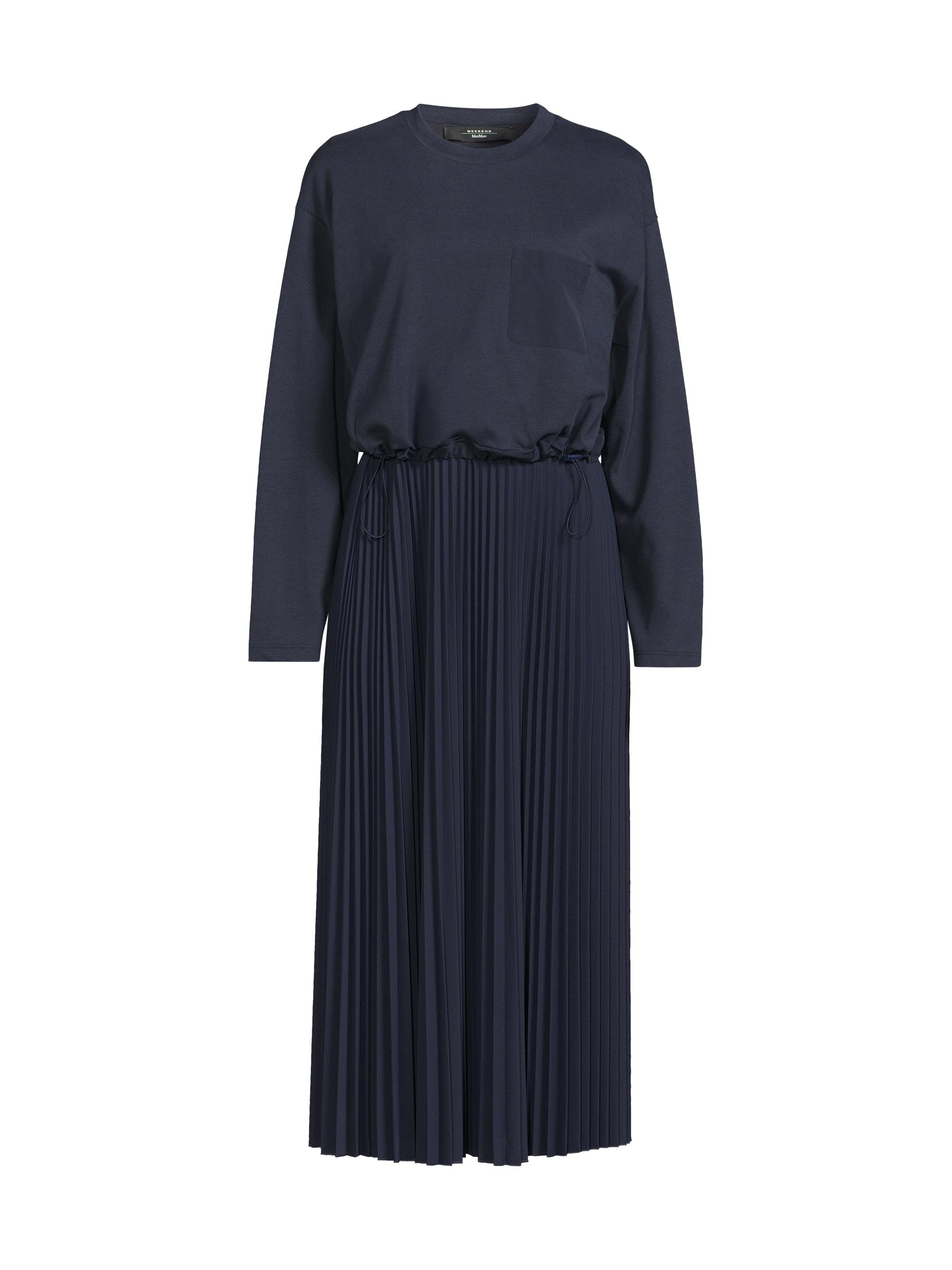 Weekend Max Mara Women's Scatola Pleated Midi-Dress - Navy