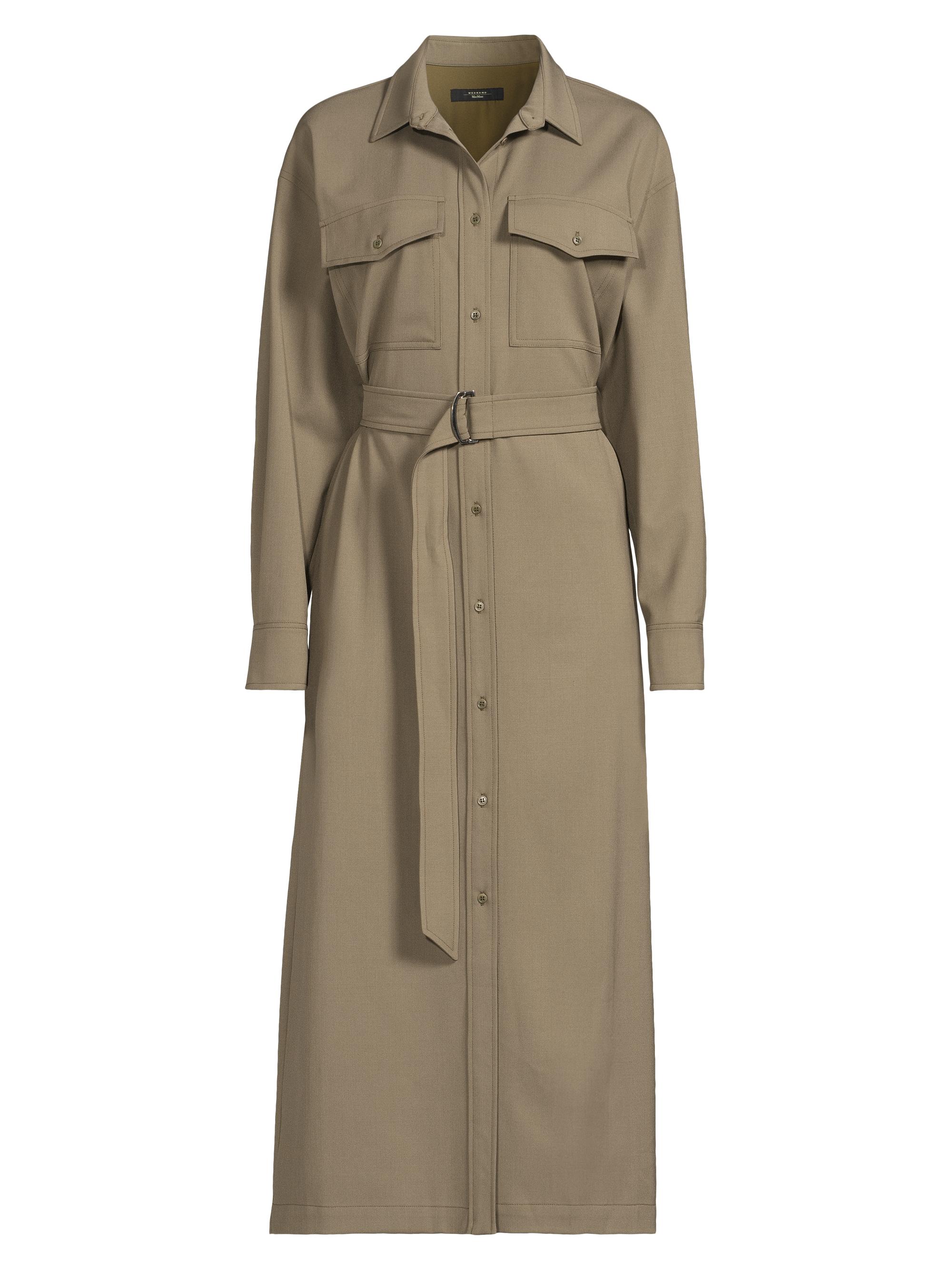 Weekend Max Mara Women's Clown Belted Midi Shirtdress - Kaki