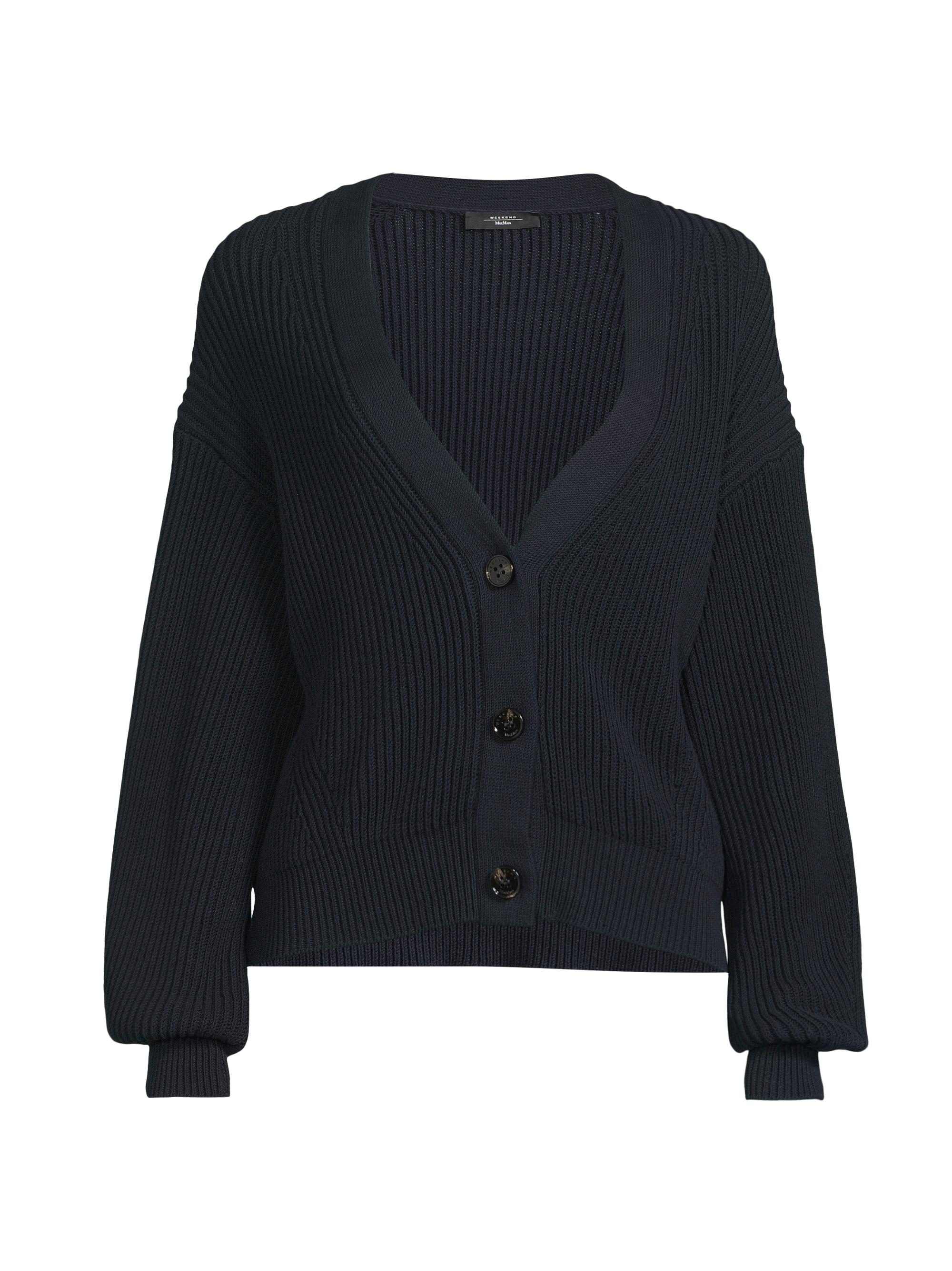 Weekend Max Mara Women's Nirvana Slouch Knit Cardigan - Navy