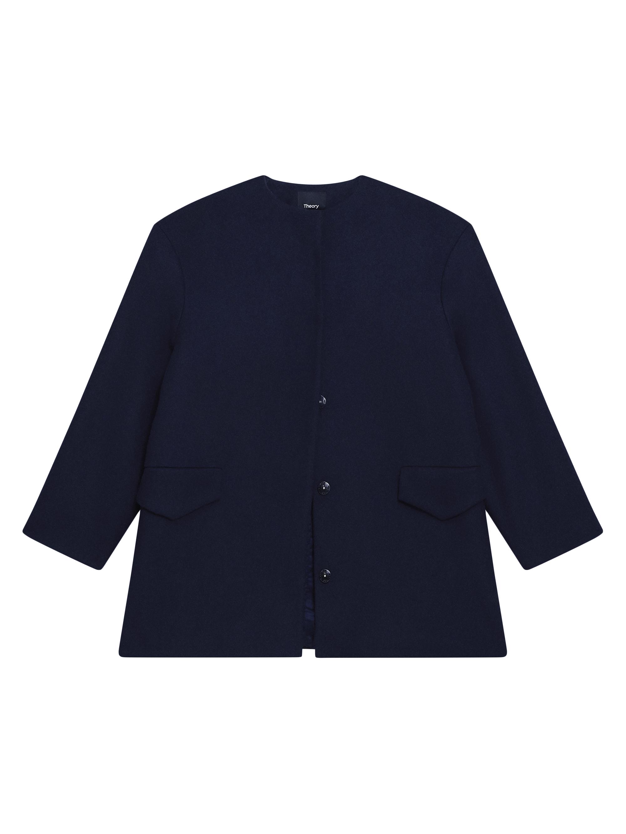 Theory Women's Cape Back Wool Coat - New Camel