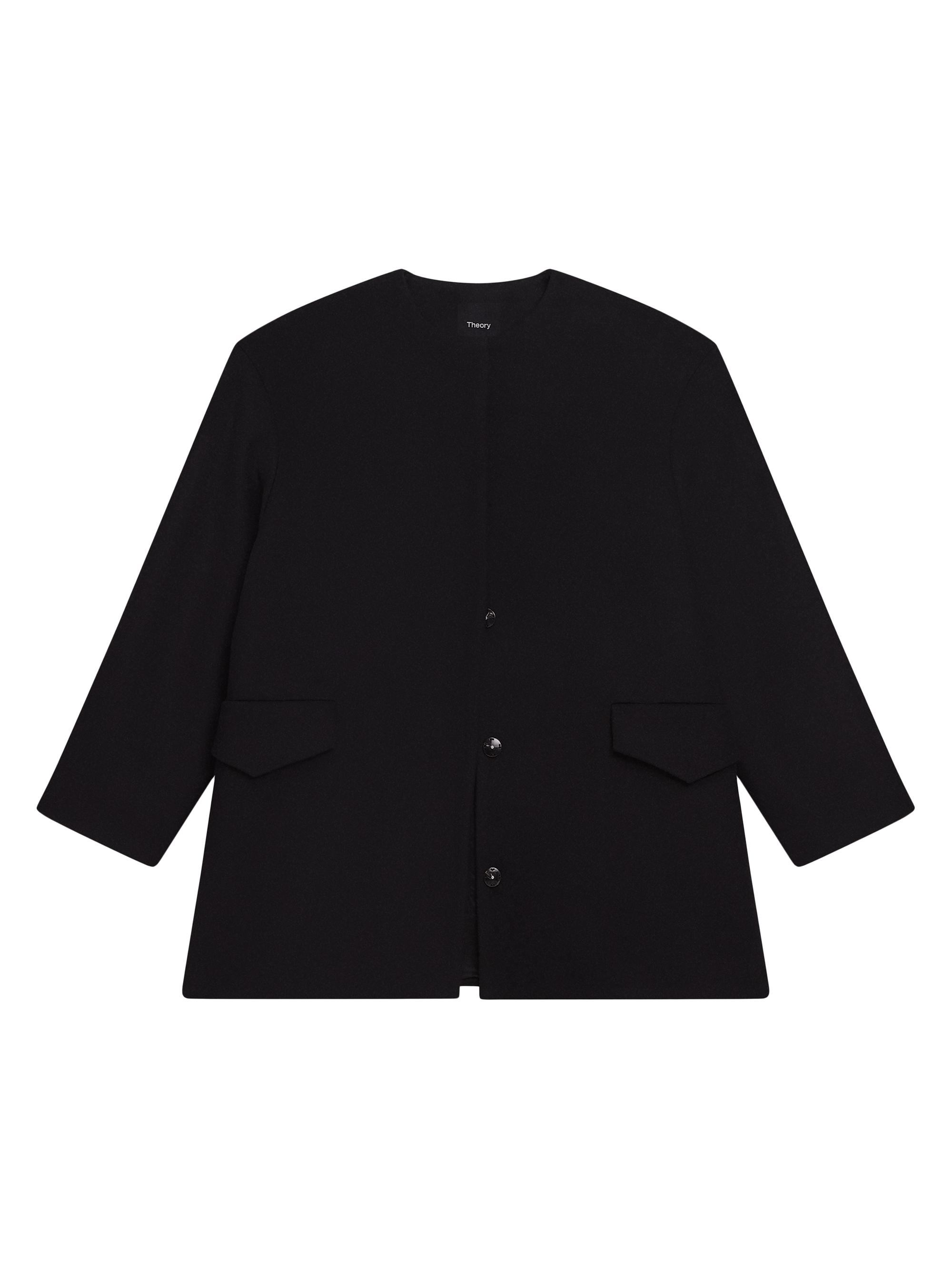 Theory Cape Back Wool Coat | Saks Fifth Avenue