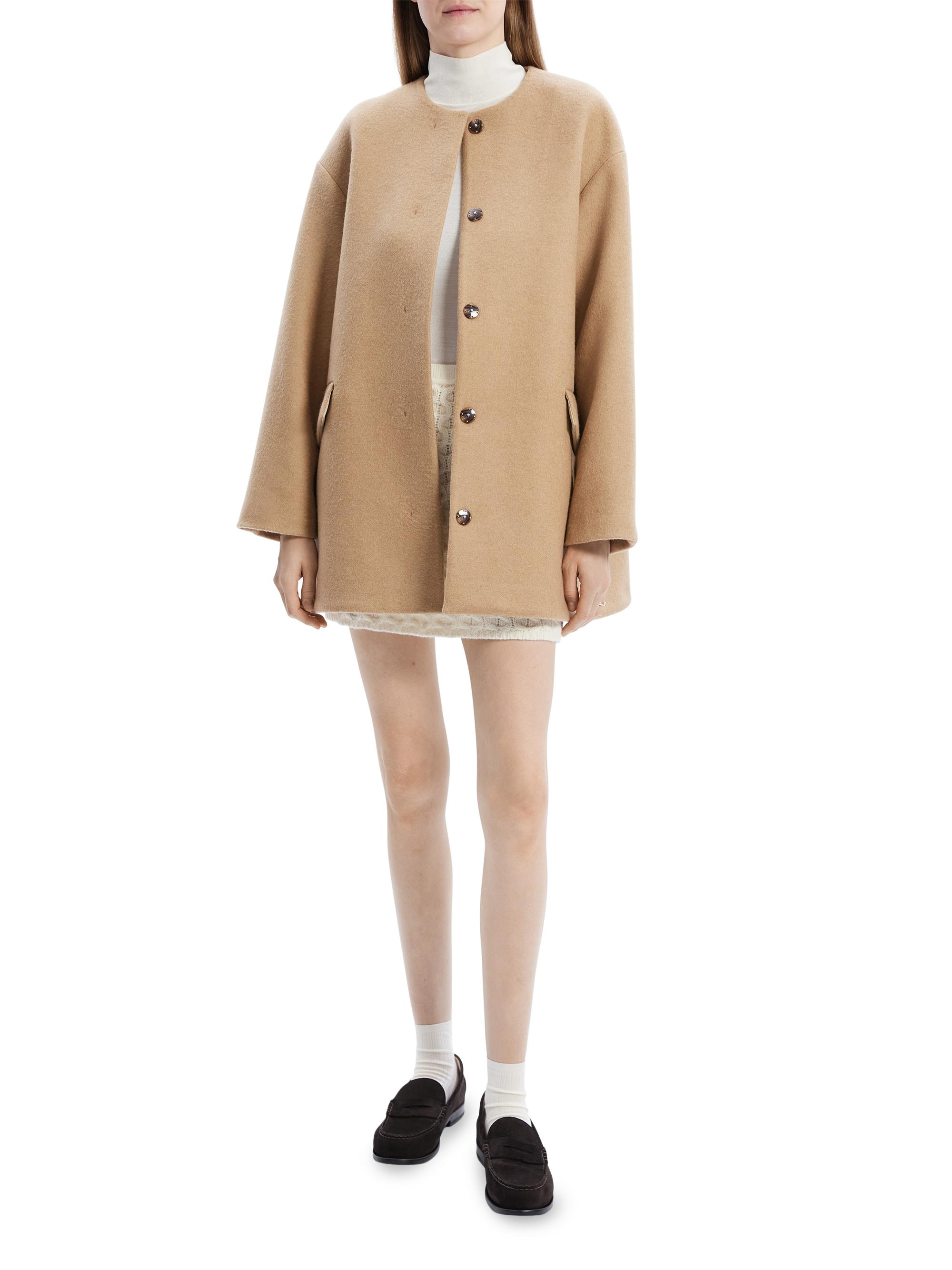 Theory Cape Back Wool Coat | Saks Fifth Avenue