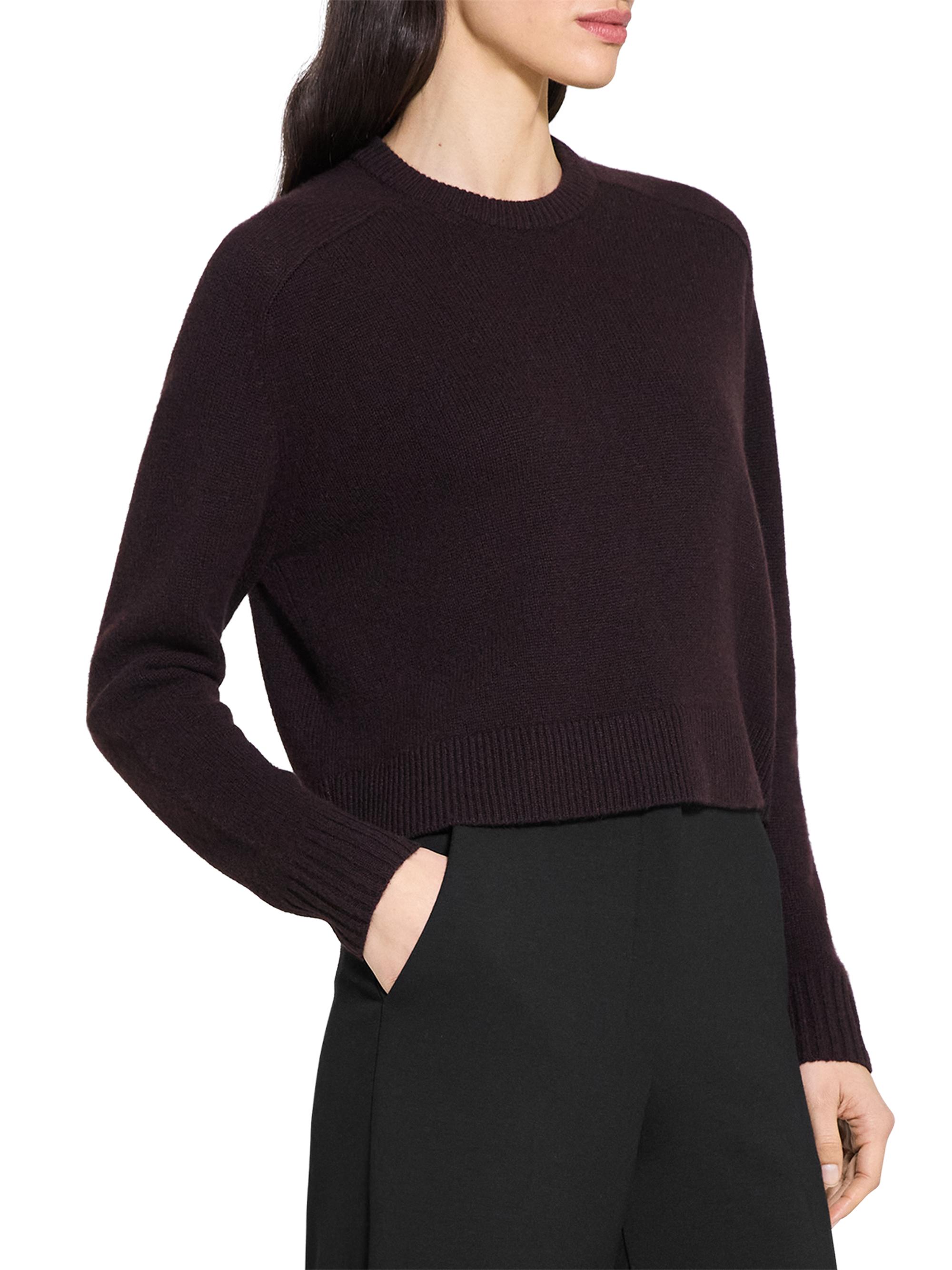 Theory Cashmere Crop Sweater | Saks Fifth Avenue