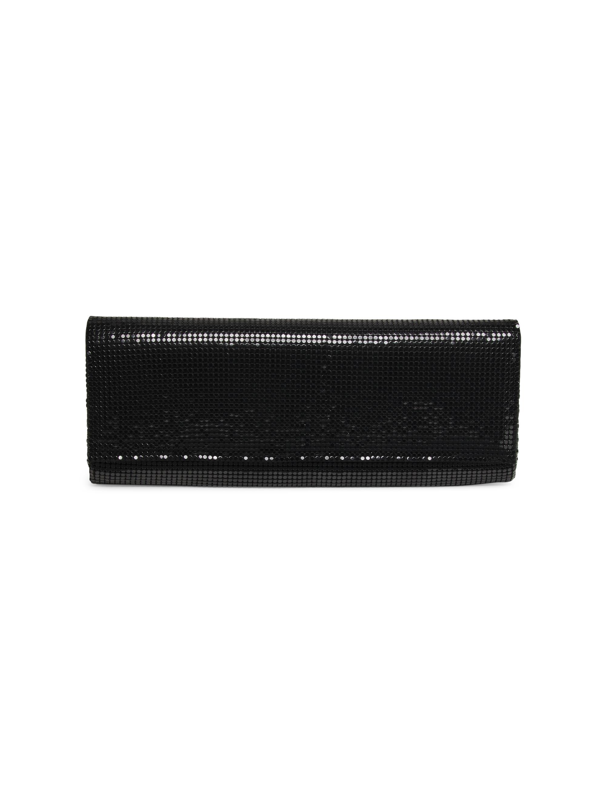 Whiting & Davis Women's Zoe Mesh Clutch - Black
