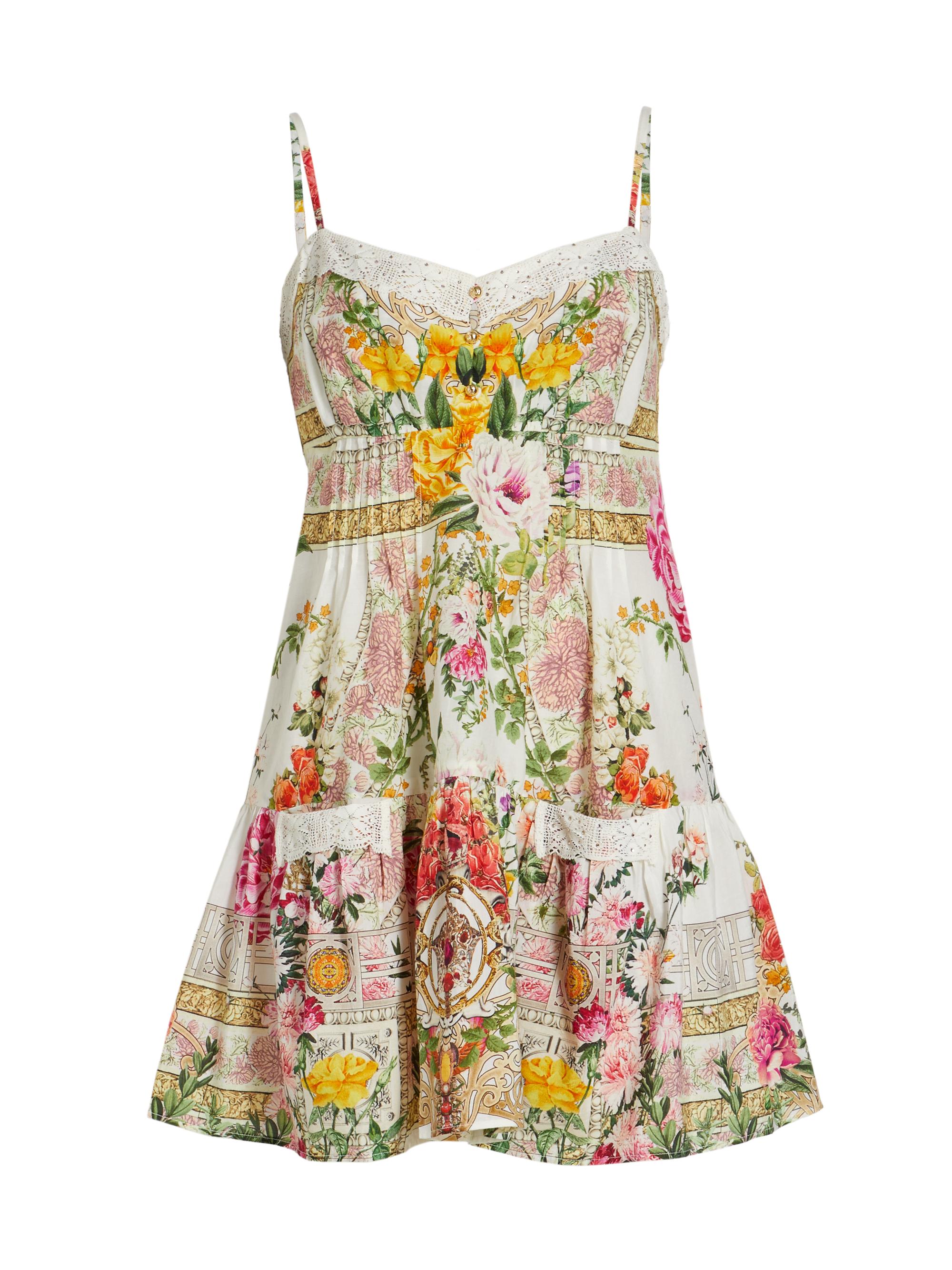 Camilla Pocket Pintuck Minidress | Saks Fifth Avenue