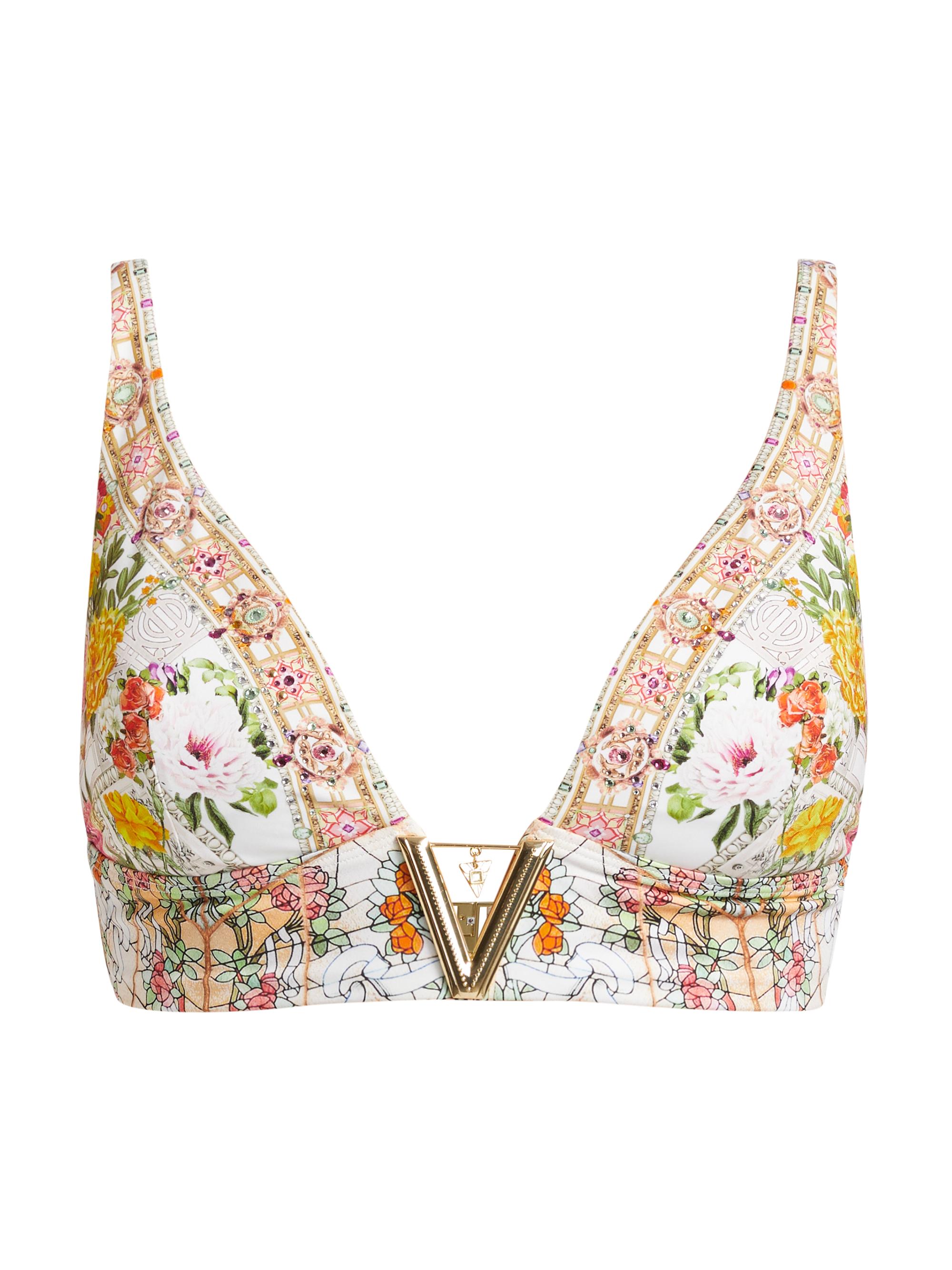 水着・ラッシュガード CHANEL CAMELLIA PATTERN BIKINI Dolce