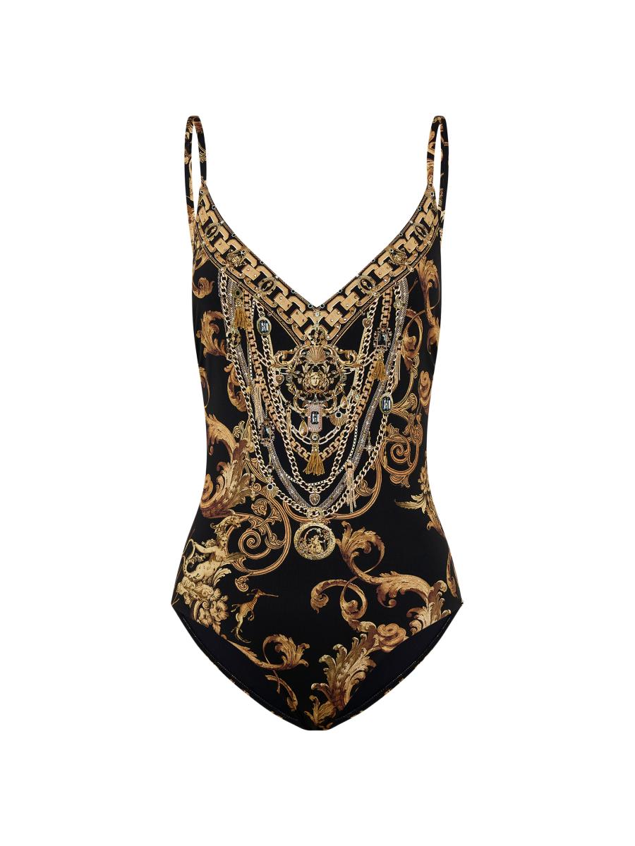 【CAMILLA】embellished プリント swimsuit CAMILLA Embellished printed swimsuit | THE OUTNET