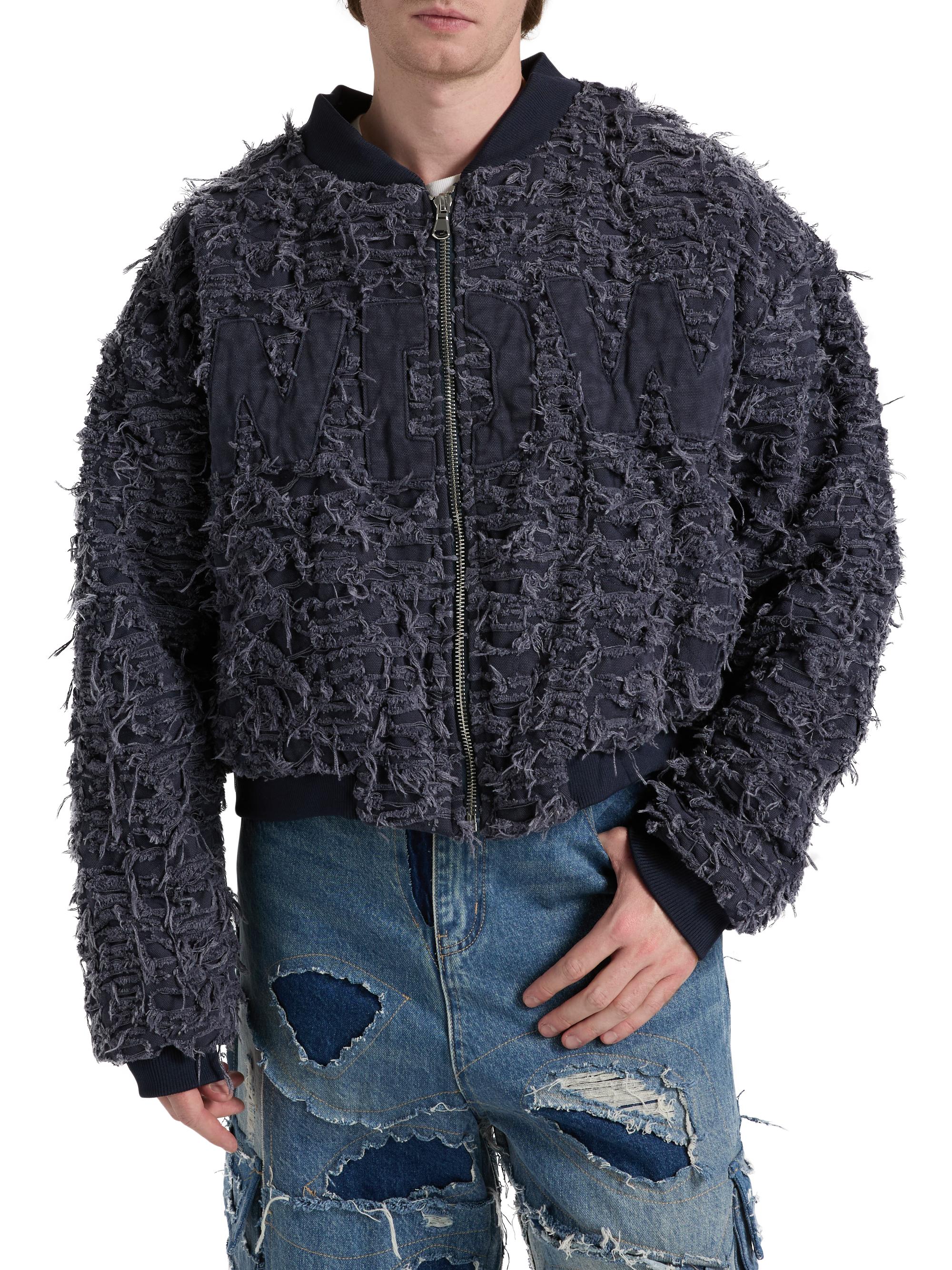 Who Decides War Husk Distressed Cotton Bomber Jacket | Saks Fifth