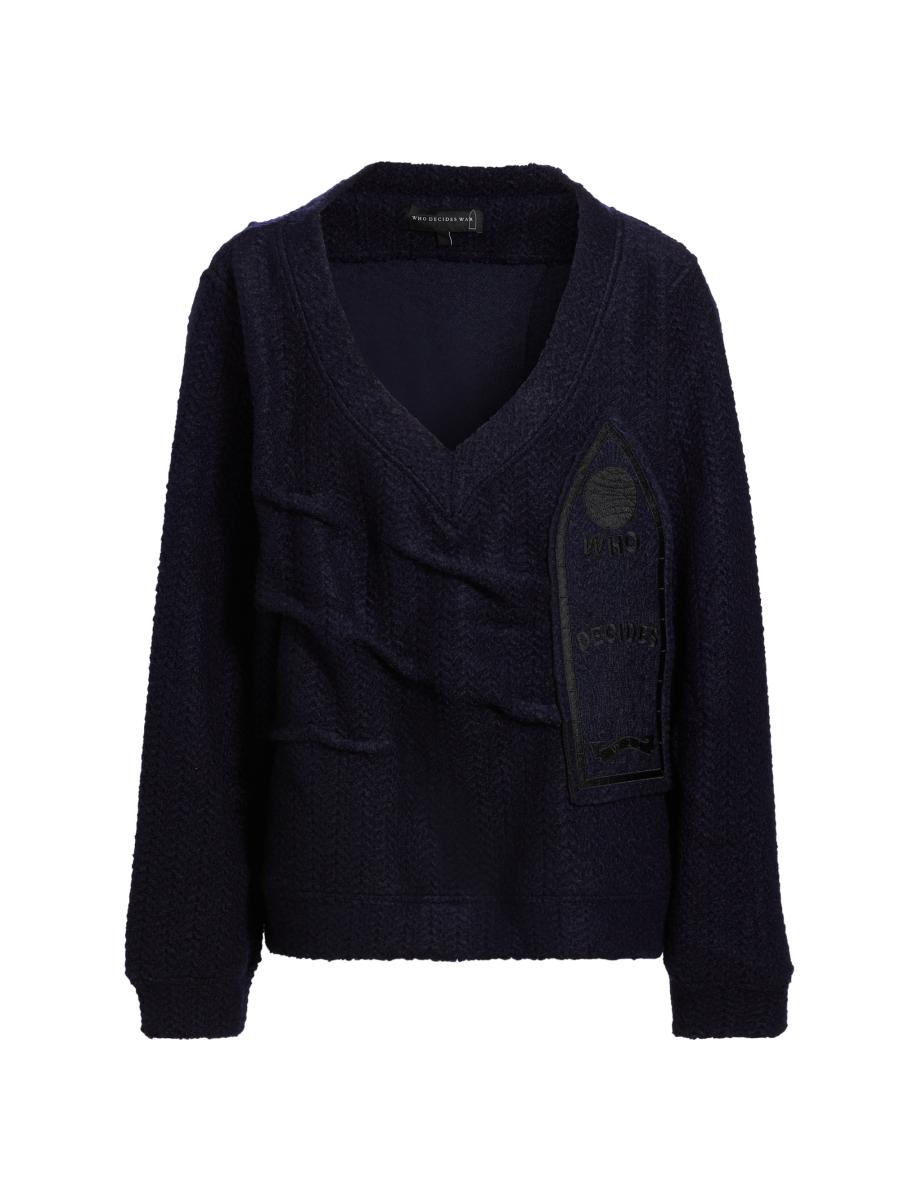 Tシャツ・カットソー SPORTMAX Black Wool Holiday Sweater Sportmax Sport Max Wool Crewneck Sweater In Black | ModeSens