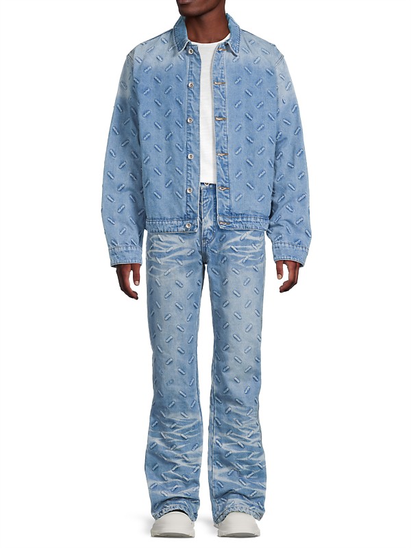 Shop Who Decides War Thread Plate Faded Jeans | Saks Fifth Shop Who Decides War Thread Plate Faded Jeans | Saks Fifth