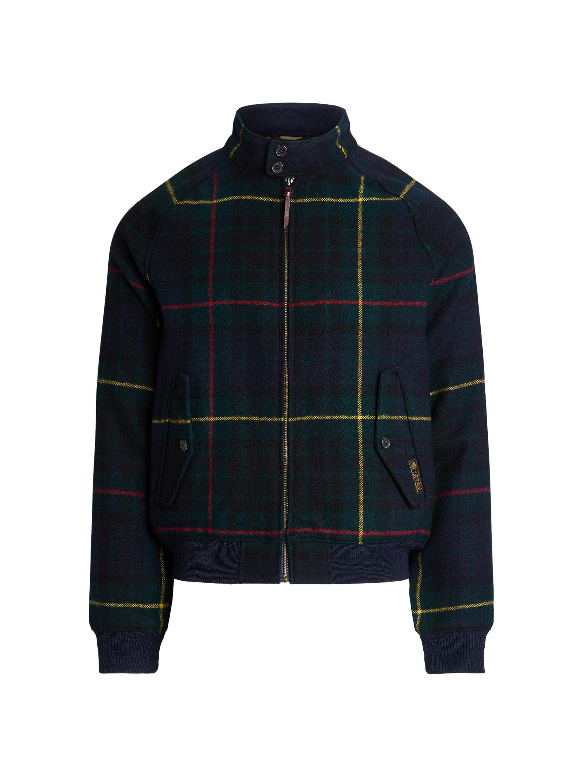 Polo Ralph Lauren Men's Plaid Wool Twill Jacket - Hunting Stuart Tartan