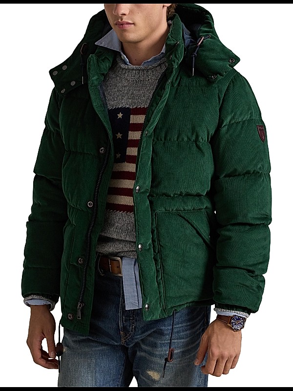 Shop Polo Ralph Lauren Wale Corduroy Down Jacket | Saks Shop Polo Ralph Lauren Wale Corduroy Down Jacket | Saks