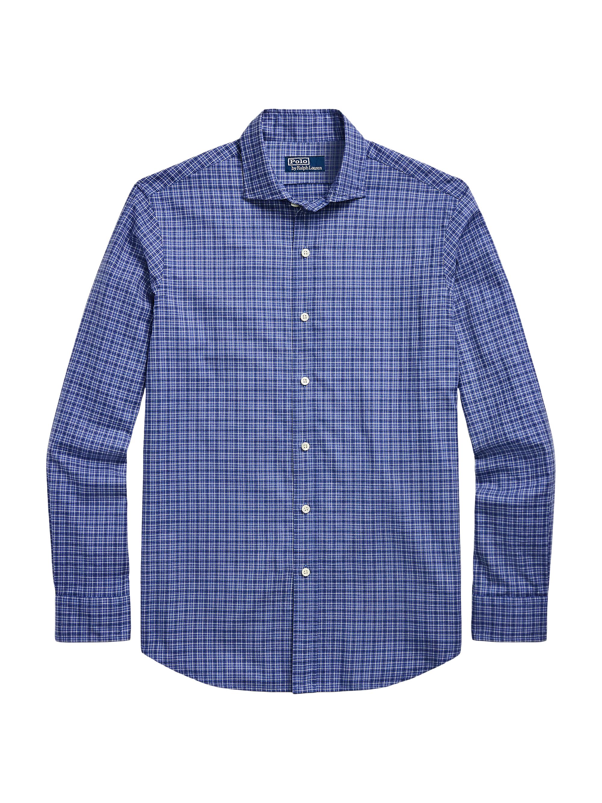 Polo Ralph Lauren Men's Plaid Twill Shirt - Blue Heather Multicolor