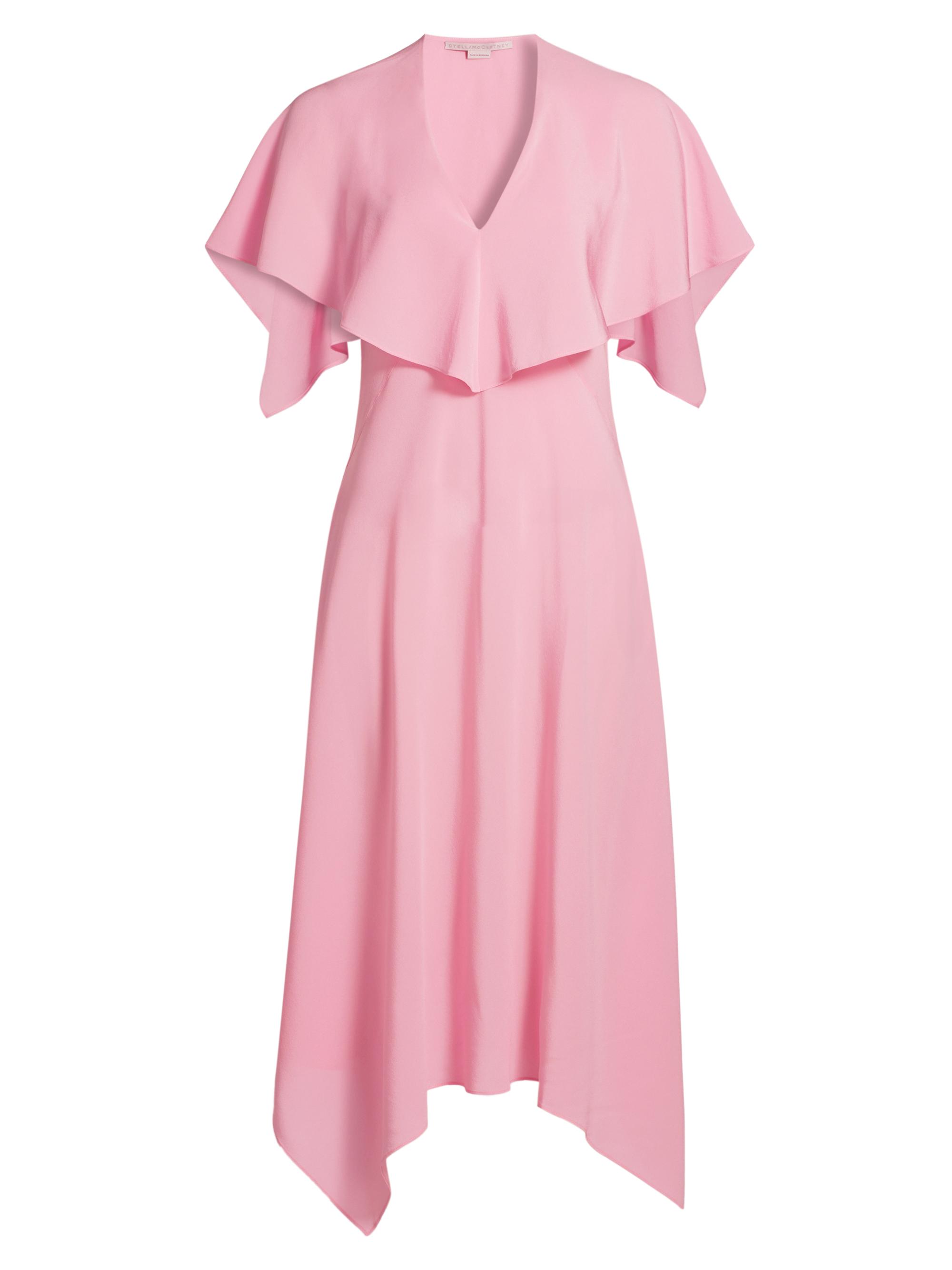 Stella McCartney Women's Drape Silk Midi-Dress - Blossom