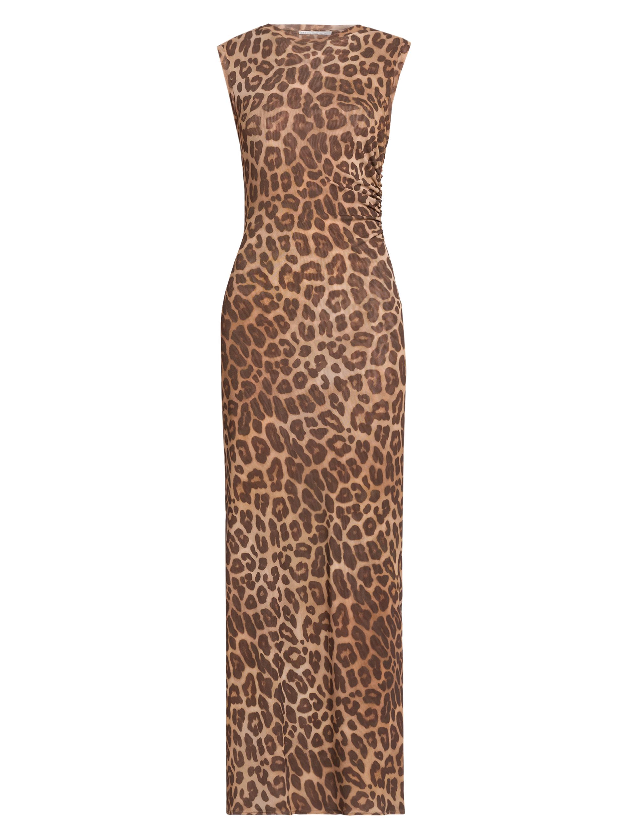 Stella McCartney Leopard Mesh Sleevless Dress | Saks Fifth Avenue