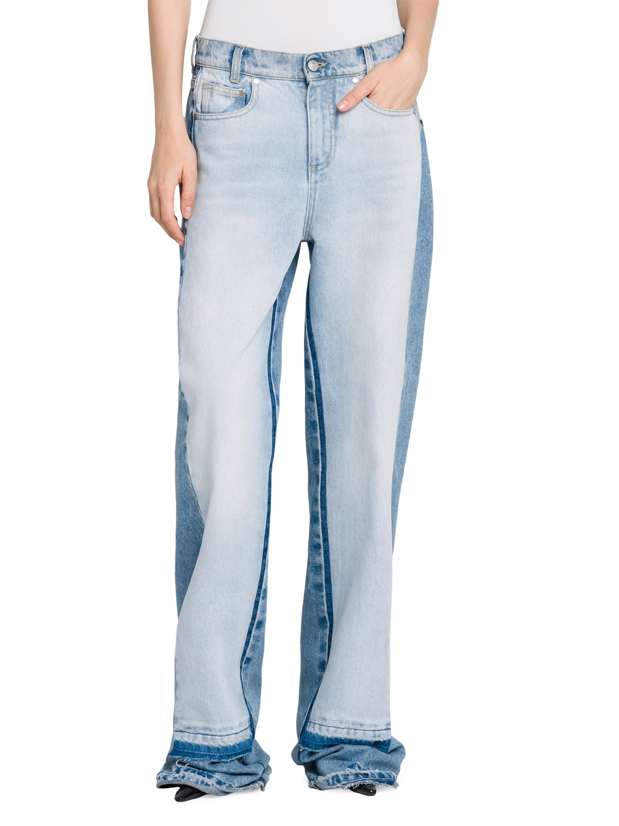 Stella McCartney Mixed Denim Jeans | Saks Fifth Avenue