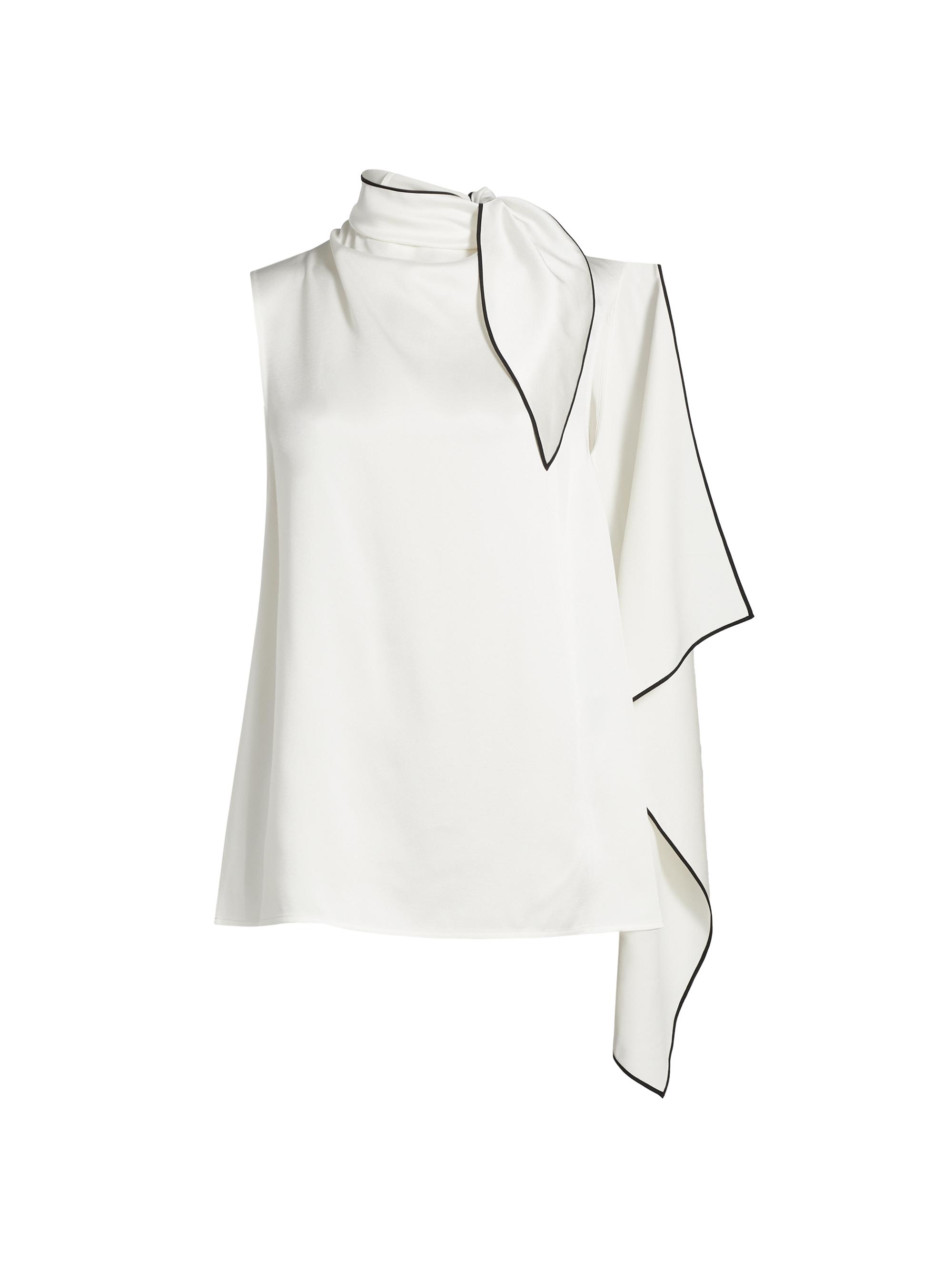 Stella McCartney Women's Asymmetric Tie Top - Cream