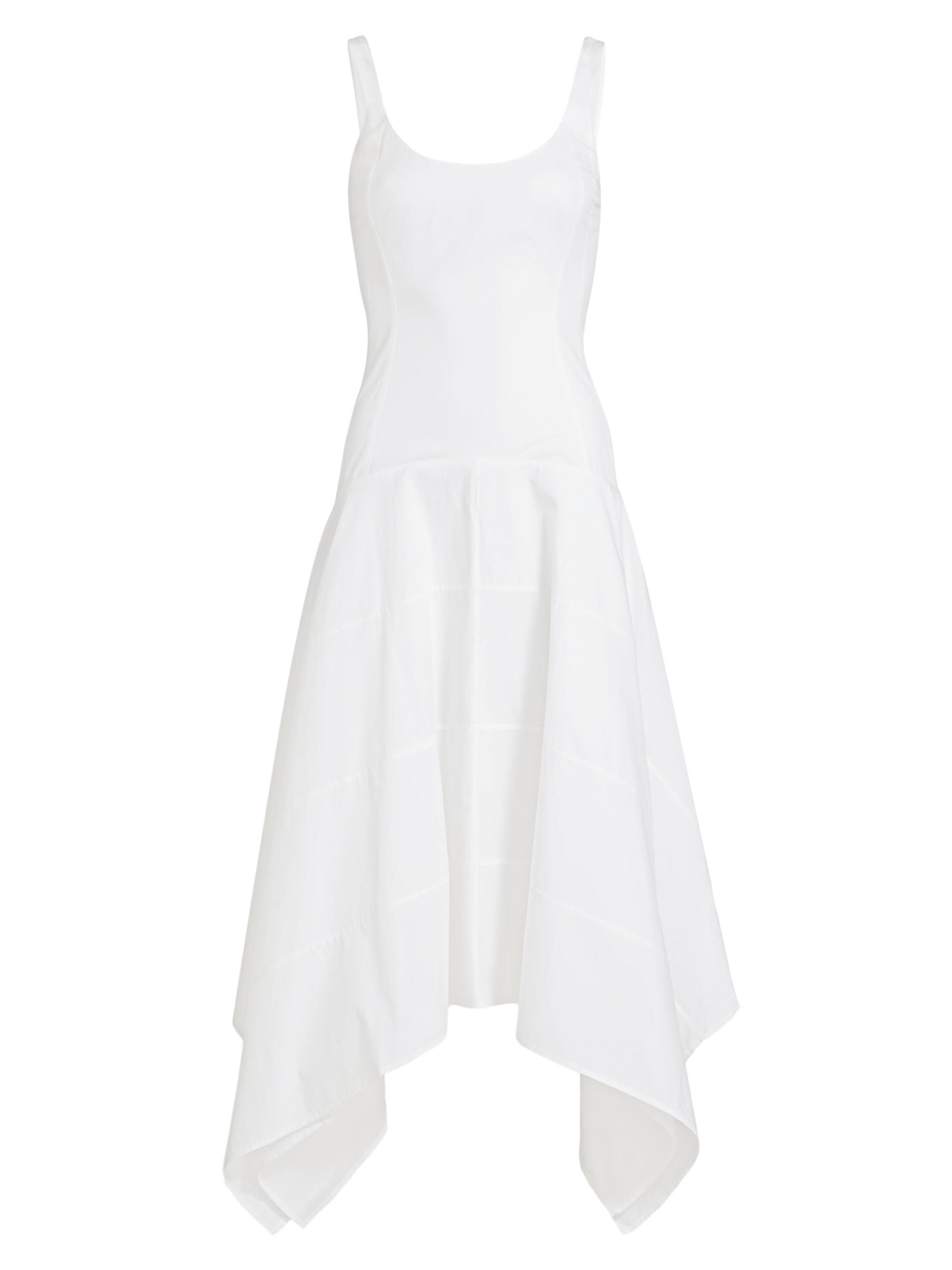 Azeeza Women's Ayesha Poplin Cotton Midi-Dress - White