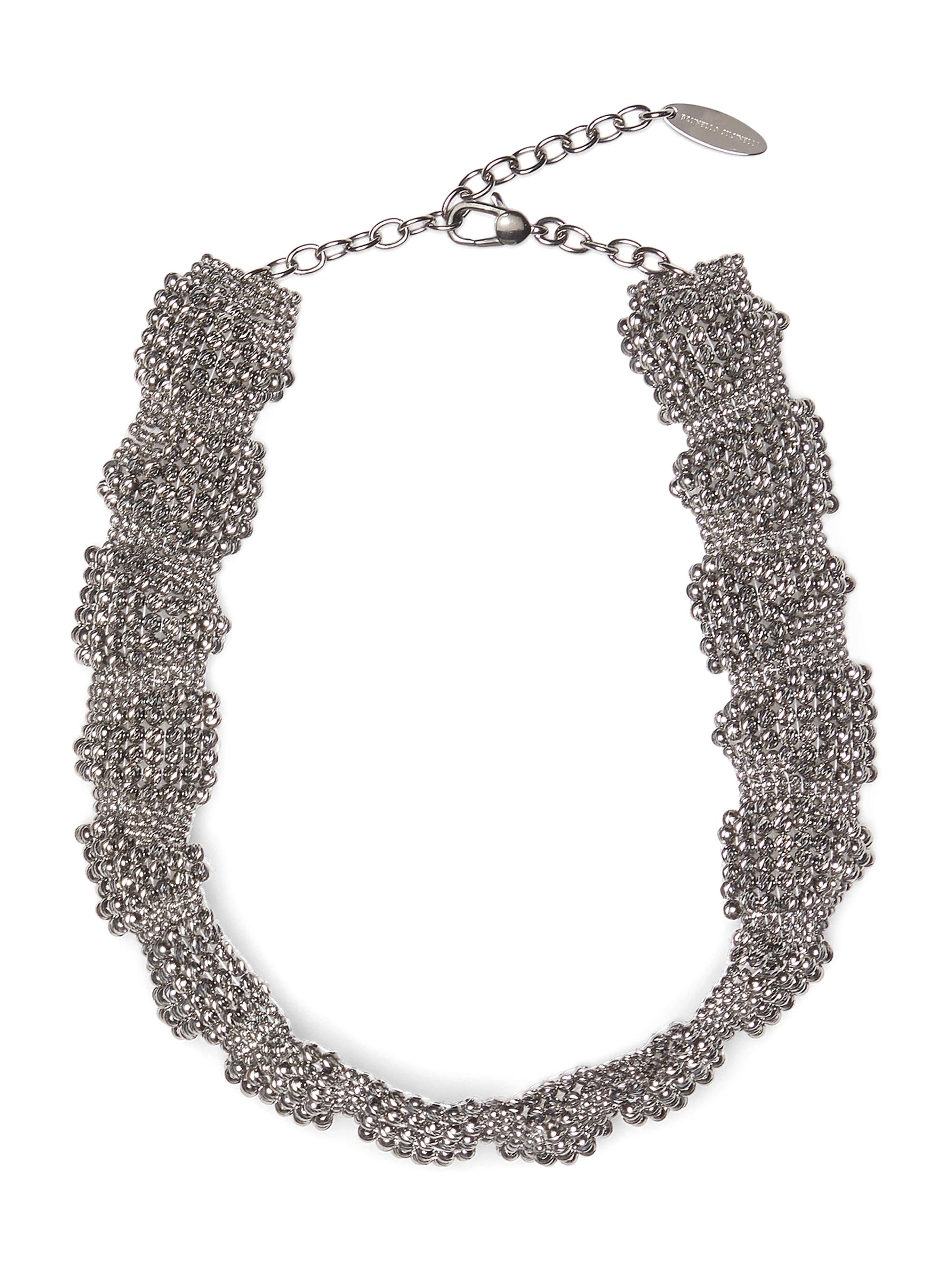 Brunello Cucinelli Women's Sterling Silver Sculptured Choker - Silver