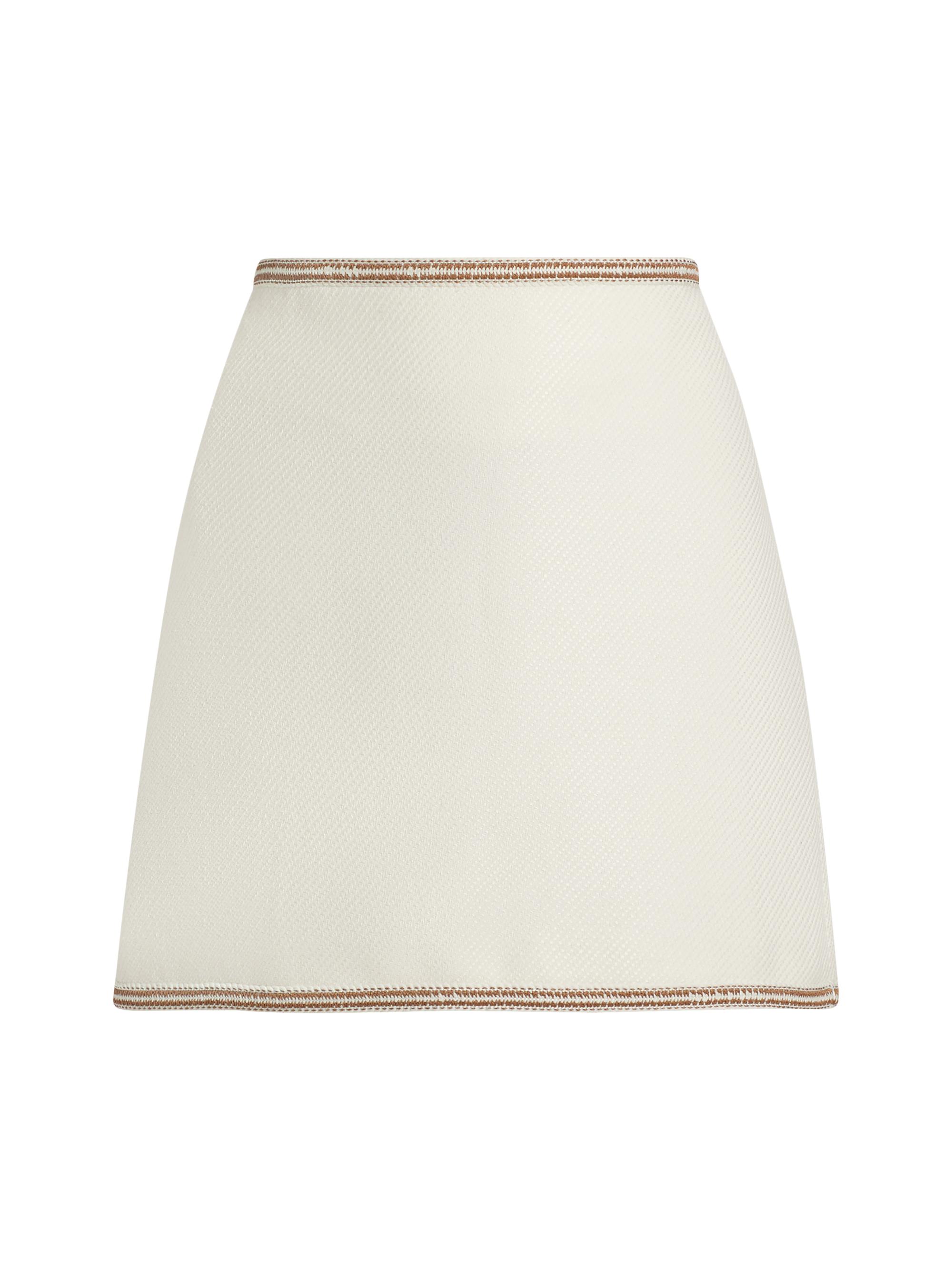 Veronica Beard Women's Ohemia Cotton-Blend A-Line Miniskirt -