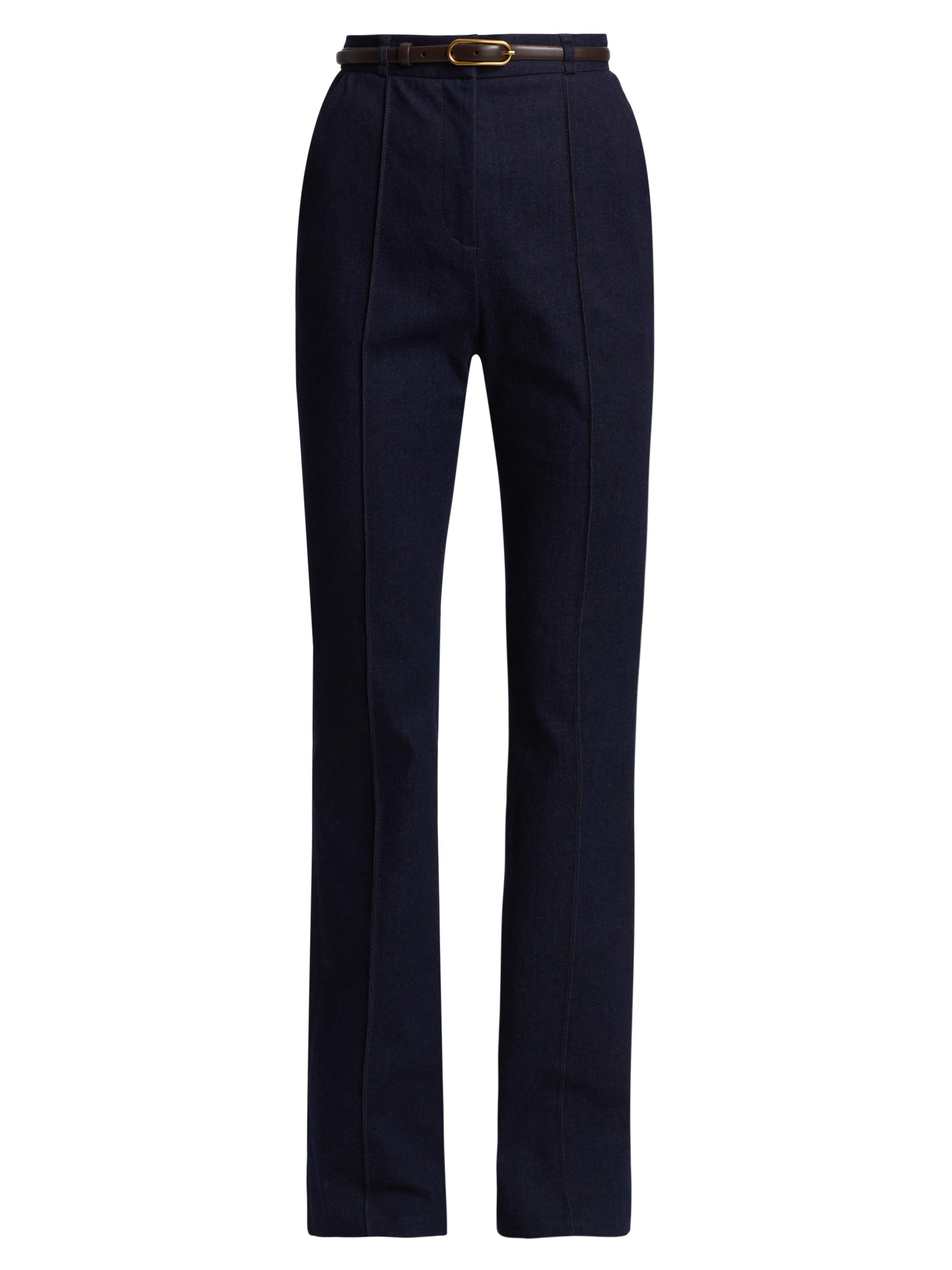 Veronica Beard Tani Stretch-Cotton Pants | Saks Fifth Avenue