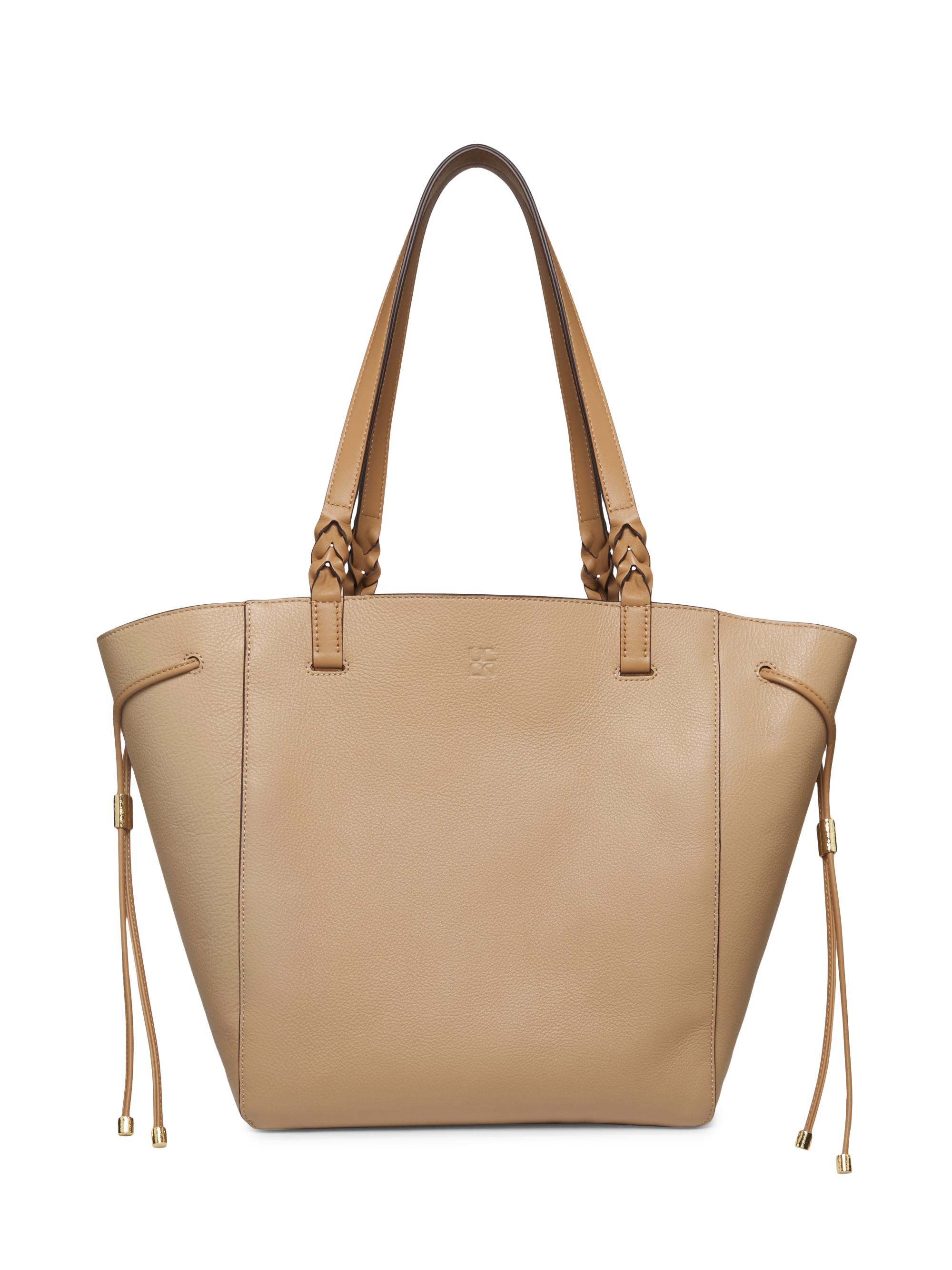 Ulla Johnson Women's Braided Handle Leather Tote Bag - Mica