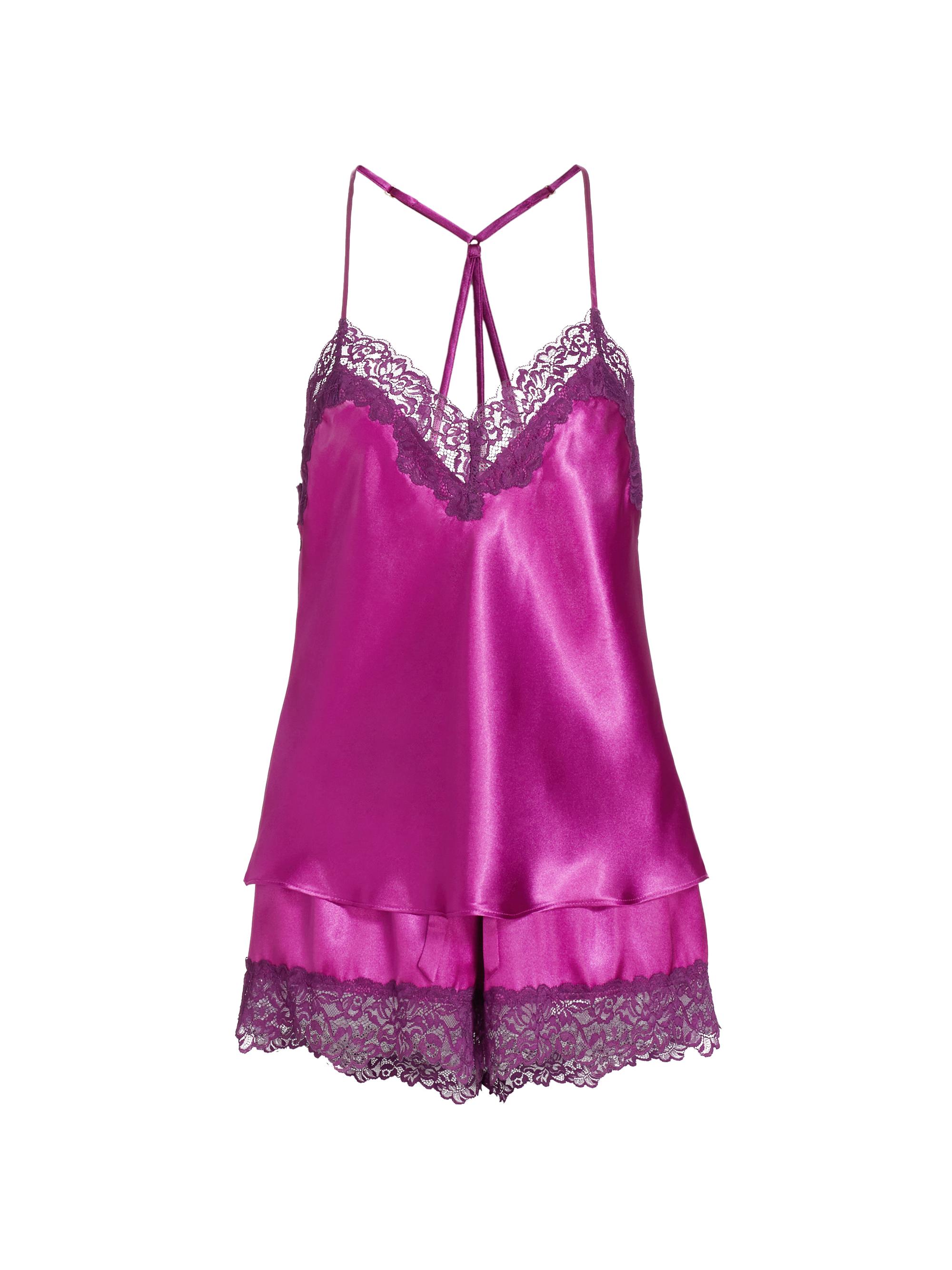 In Bloom Women's Giovanna Cami & Shorts Set - Fuchsia