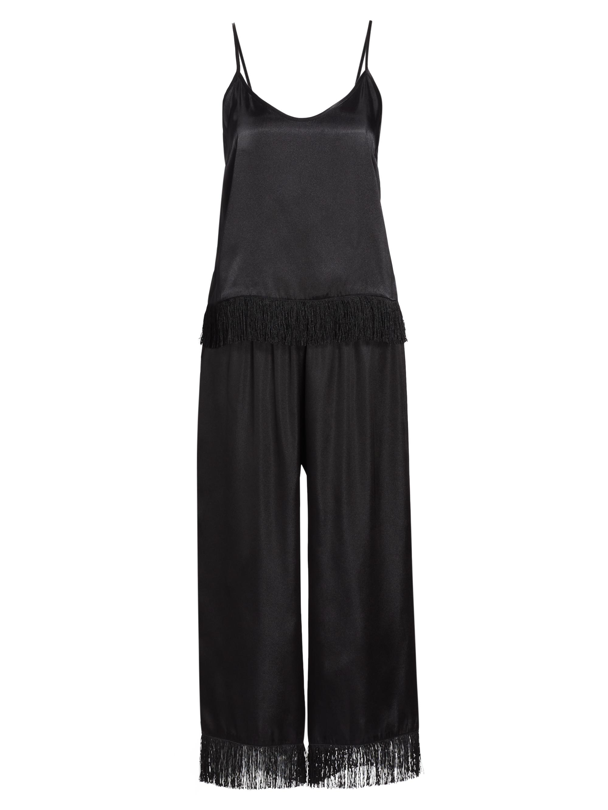 In Bloom Women's Holland Cami & Pants Set - Black