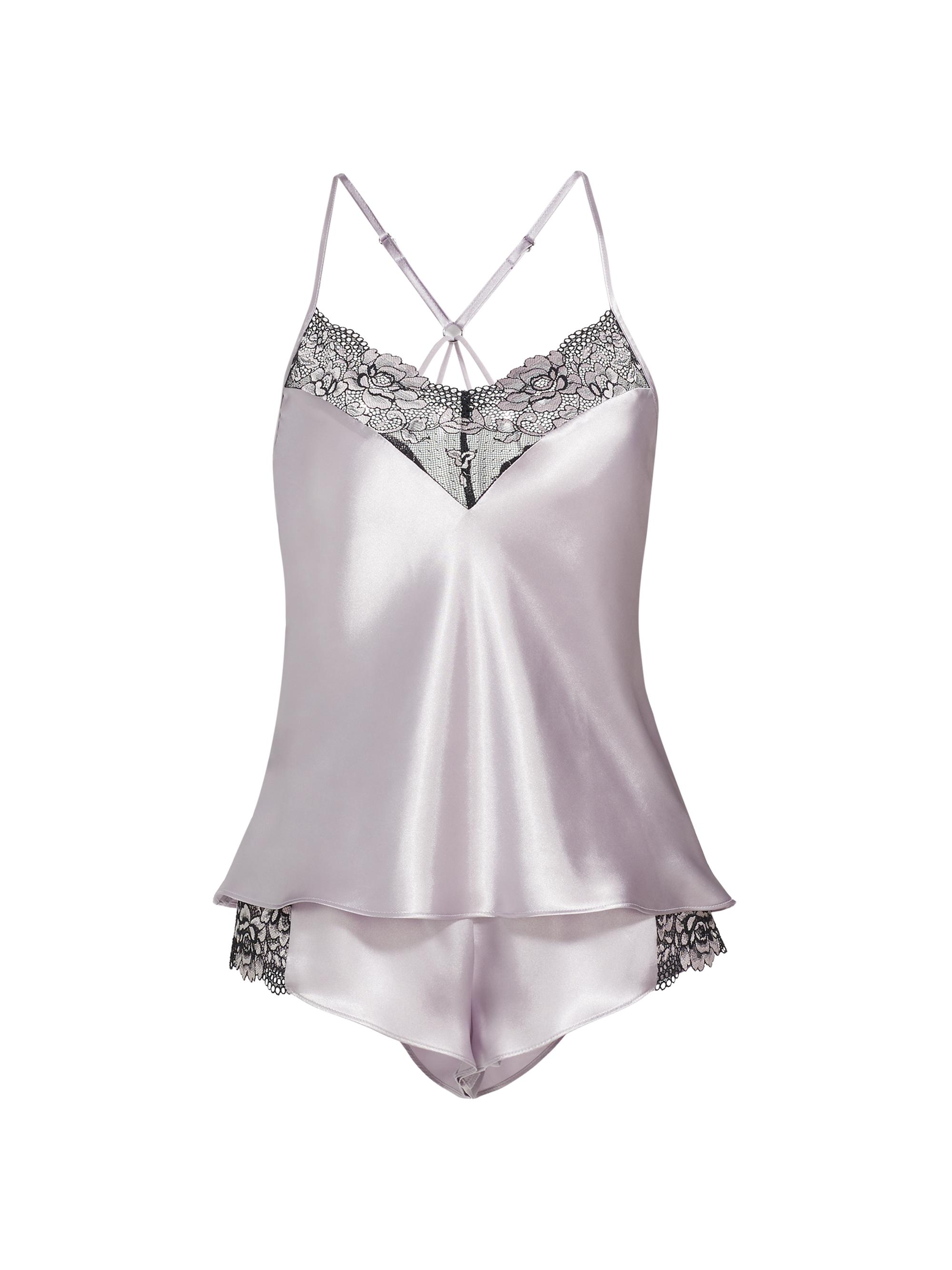 In Bloom Women's Iliana Cami & Shorts Set - Silver Lilac