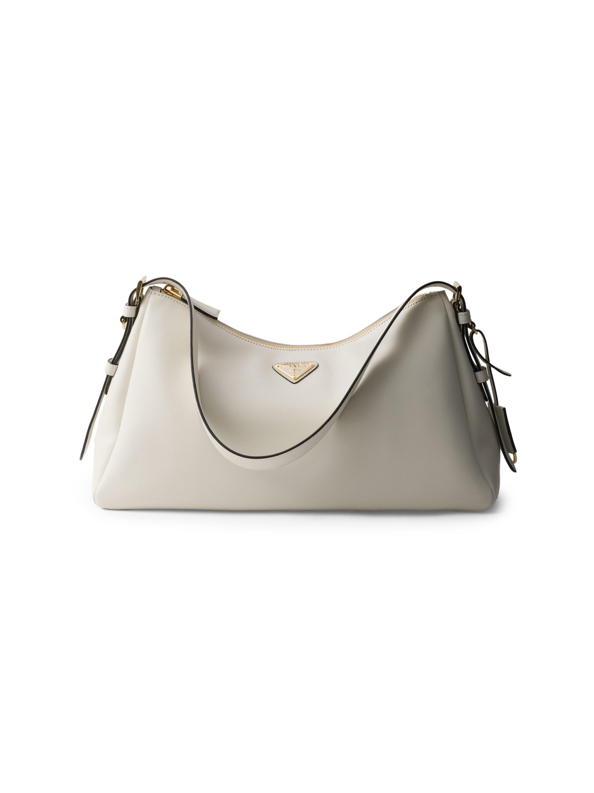 Prada Women's  Aimée  Leather Shoulder Bag - White