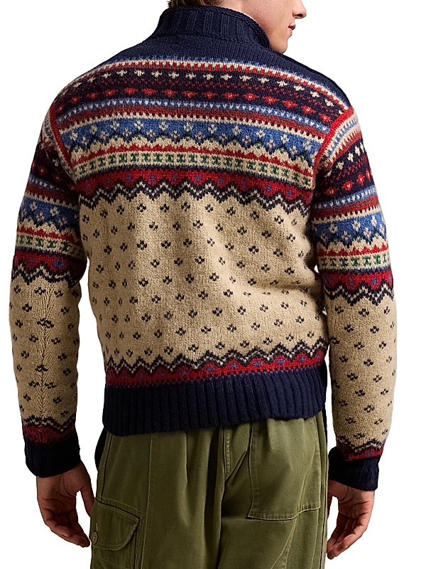 Shop Polo Ralph Lauren Nordic-Inspired Polo Sweater | Saks Shop Polo Ralph Lauren Nordic-Inspired Polo Sweater | Saks