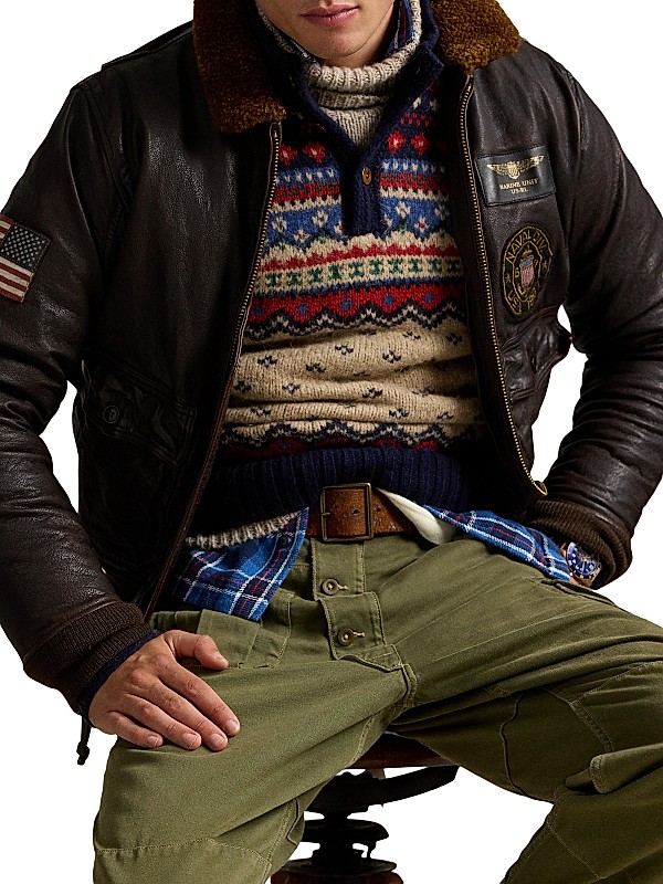 Shop Polo Ralph Lauren Nordic-Inspired Polo Sweater | Saks Shop Polo Ralph Lauren Nordic-Inspired Polo Sweater | Saks