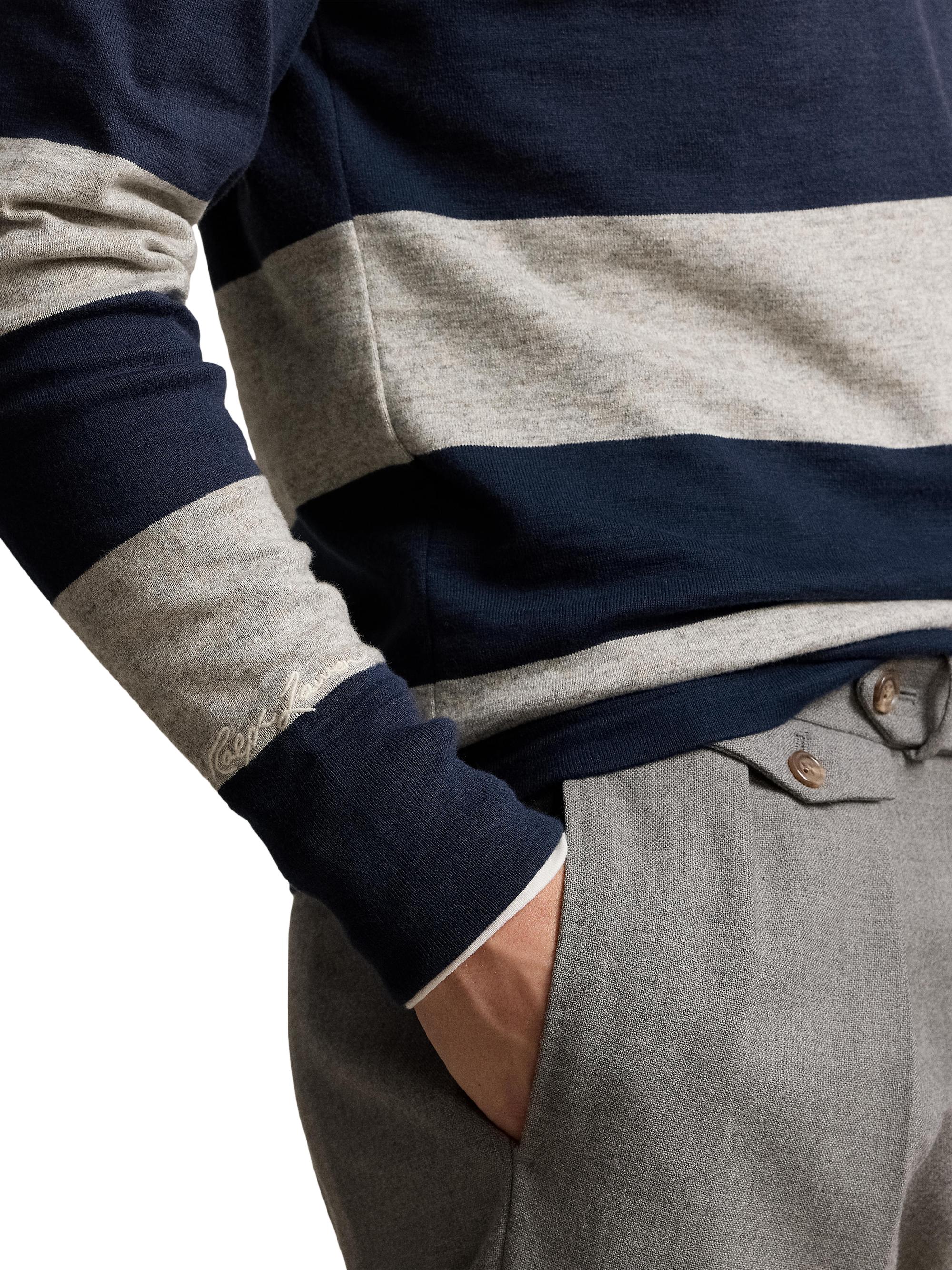 Polo Ralph Lauren Striped Cotton Rugby Shirt | Saks Fifth Avenue