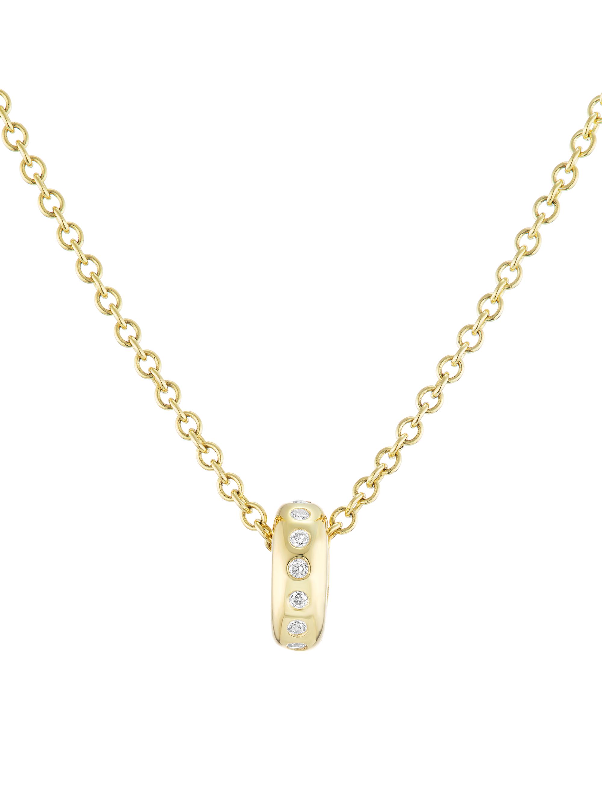 Sheryl Lowe Women's 14K Yellow Gold & Diamond Charm Necklace - Yellow Gold