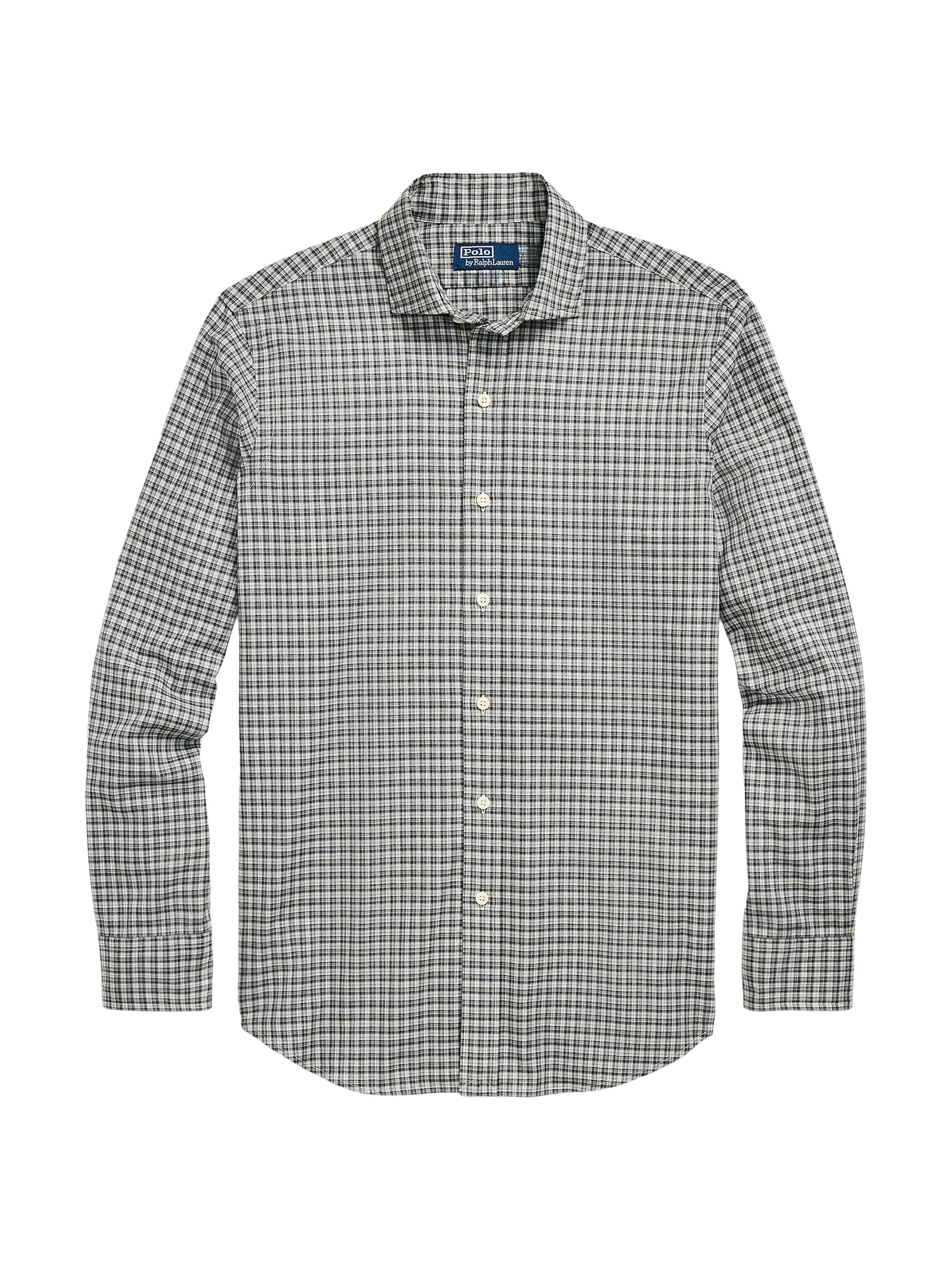 Polo Ralph Lauren Men's Plaid Twill Shirt - Grey Heather Multi