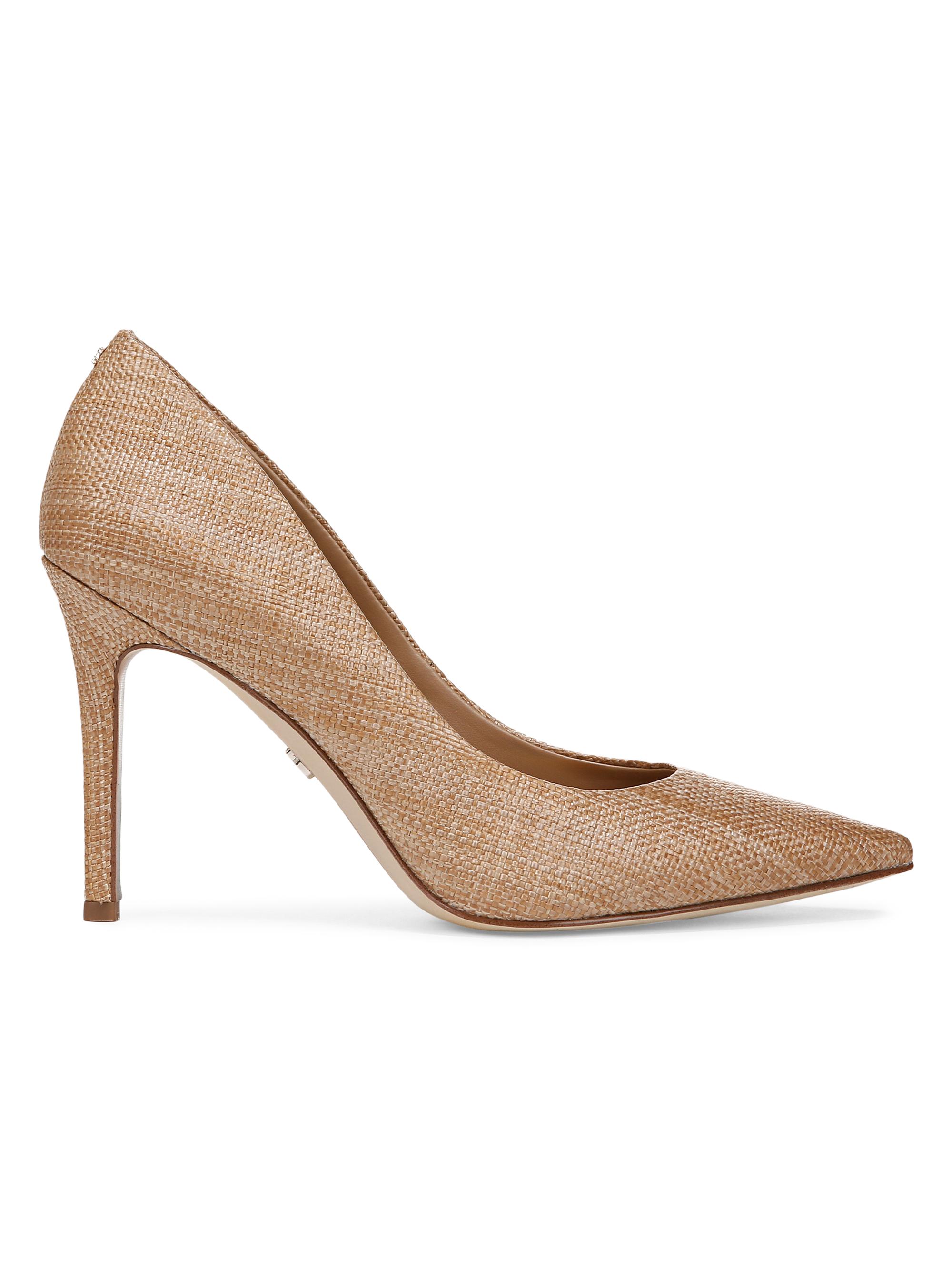 Sam Edelman Women's Hazel 5MM Woven Pumps - Buff Tan