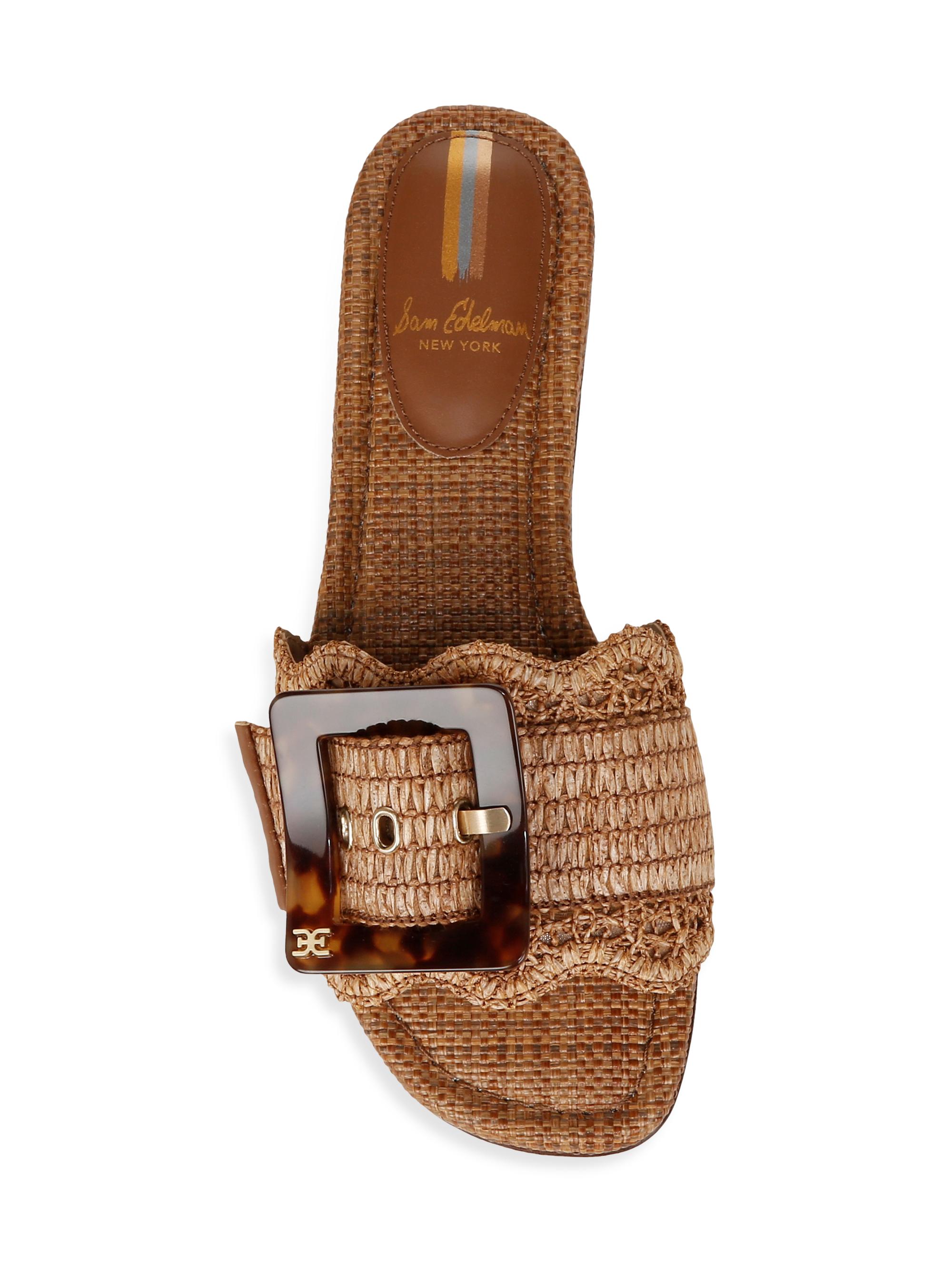 Sam Edelman Bambi Buckle Slide Sandals | Saks Fifth Avenue