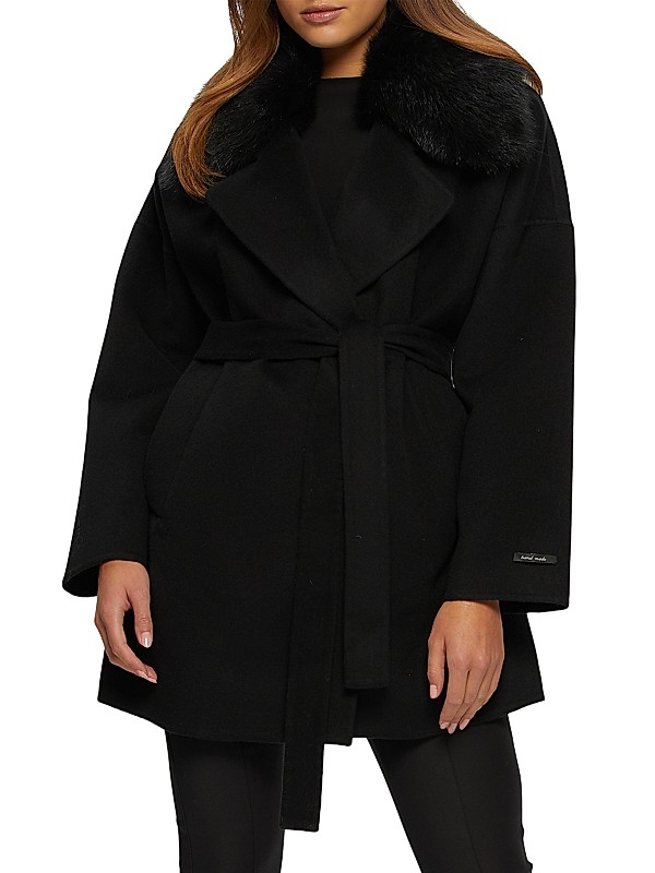 Shop Gorski Loro Piana Cashmere & Wool Belted Jacket | Saks Shop Gorski Loro Piana Cashmere & Wool Belted Jacket | Saks
