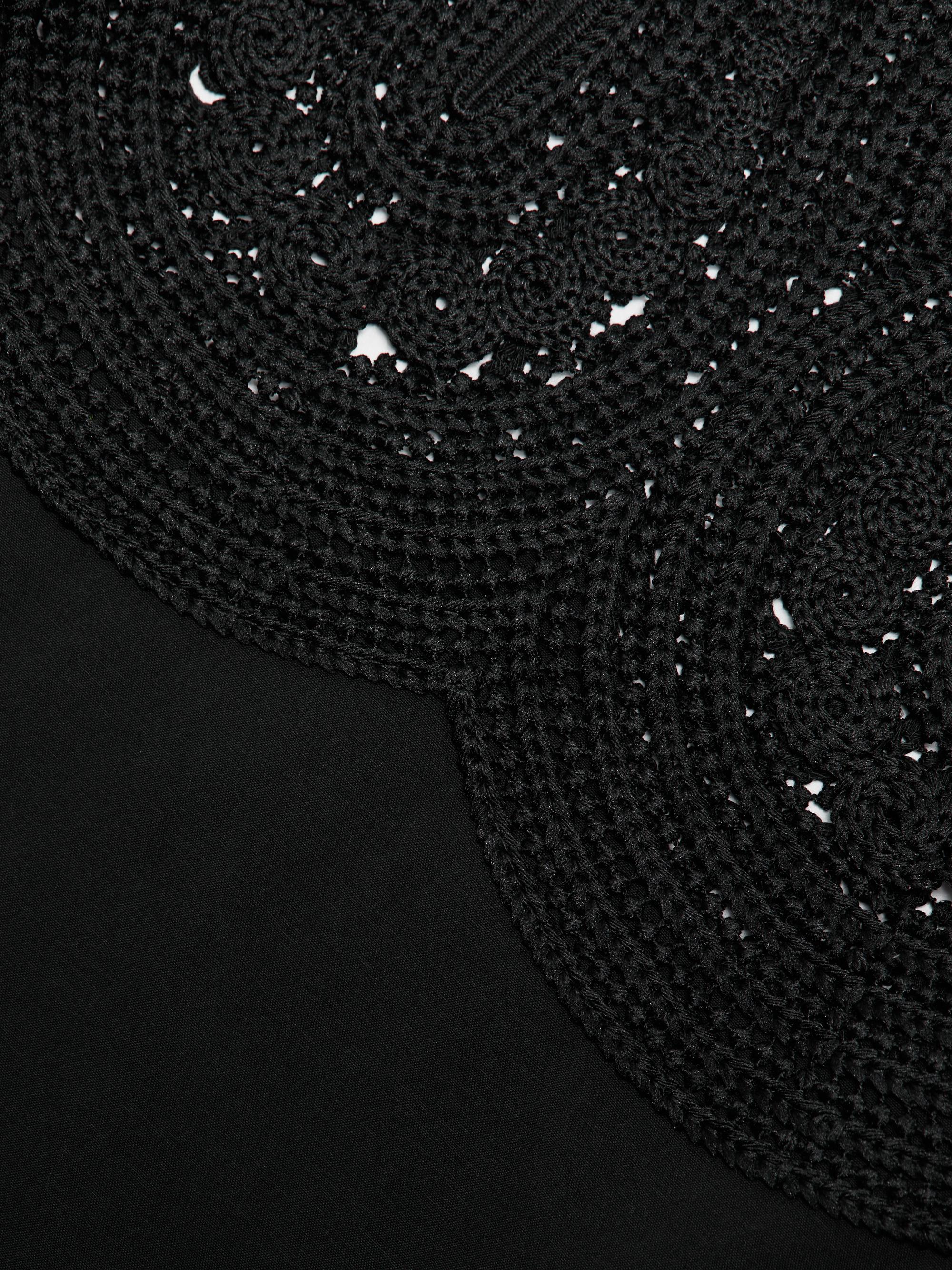 Lela Rose Iris Corded Lace Puff-Sleeve Top | Saks Fifth Avenue